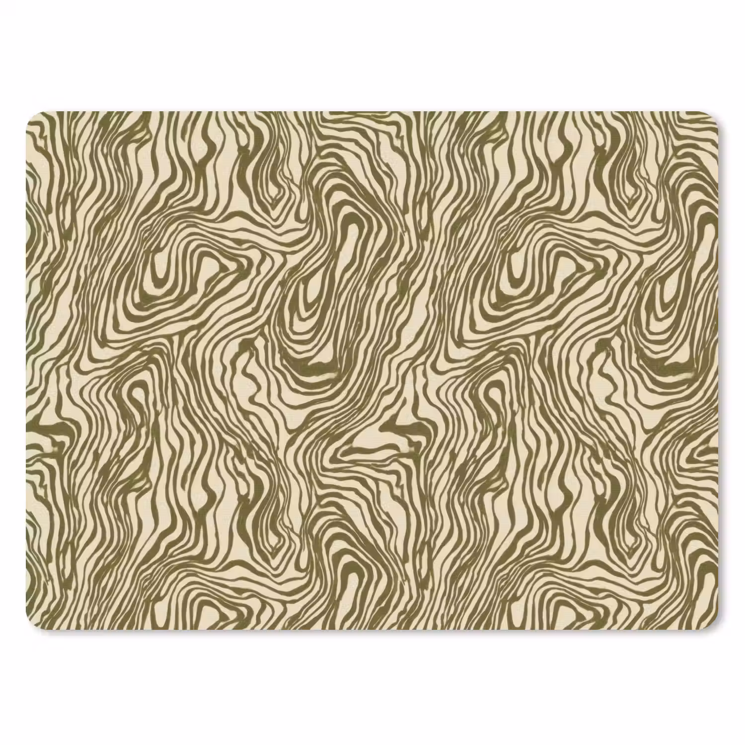 Abstract - Marmer - Groen muismat rubber klein 262 -3d