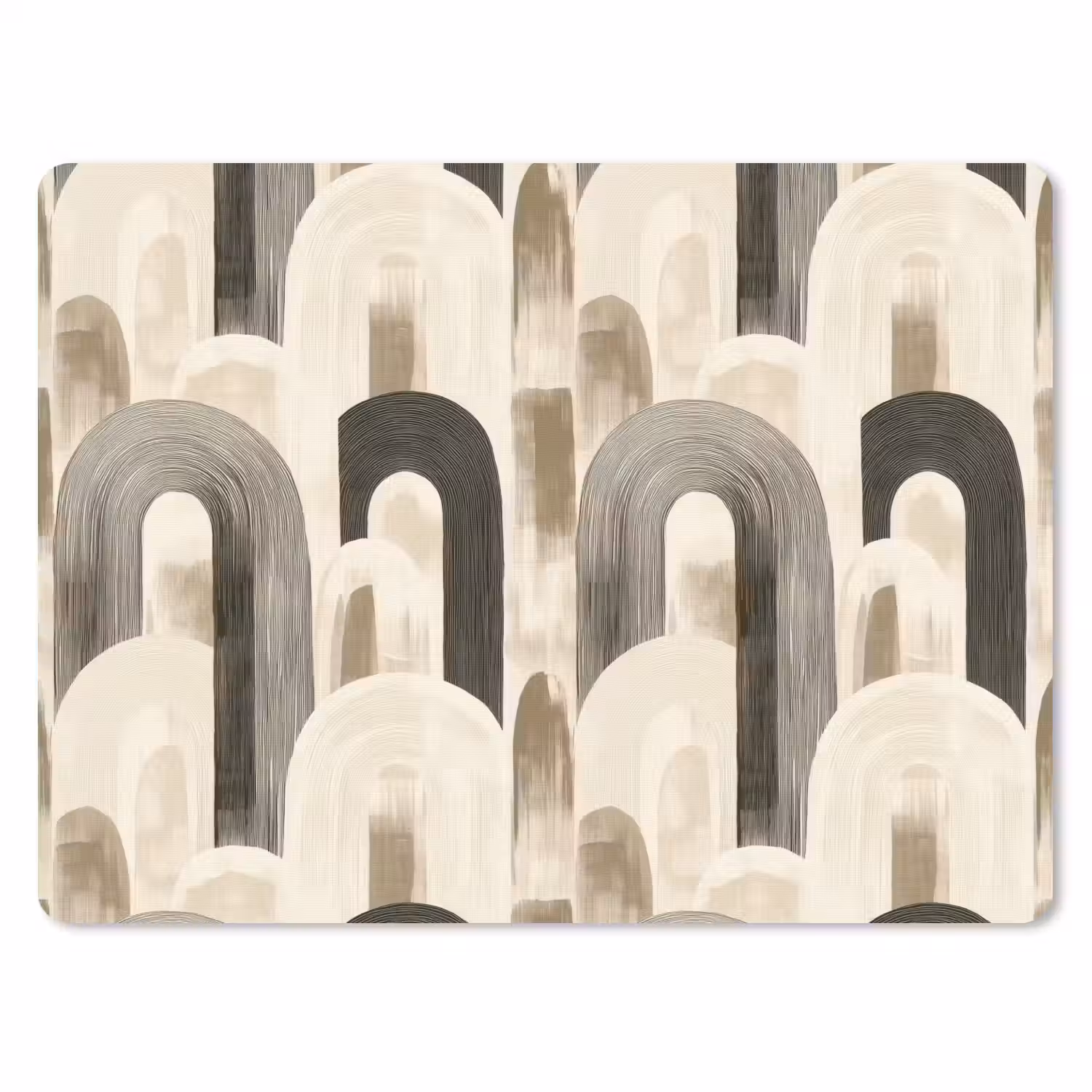 Abstract - Patroon - Bogen muismat rubber klein 262 -3d
