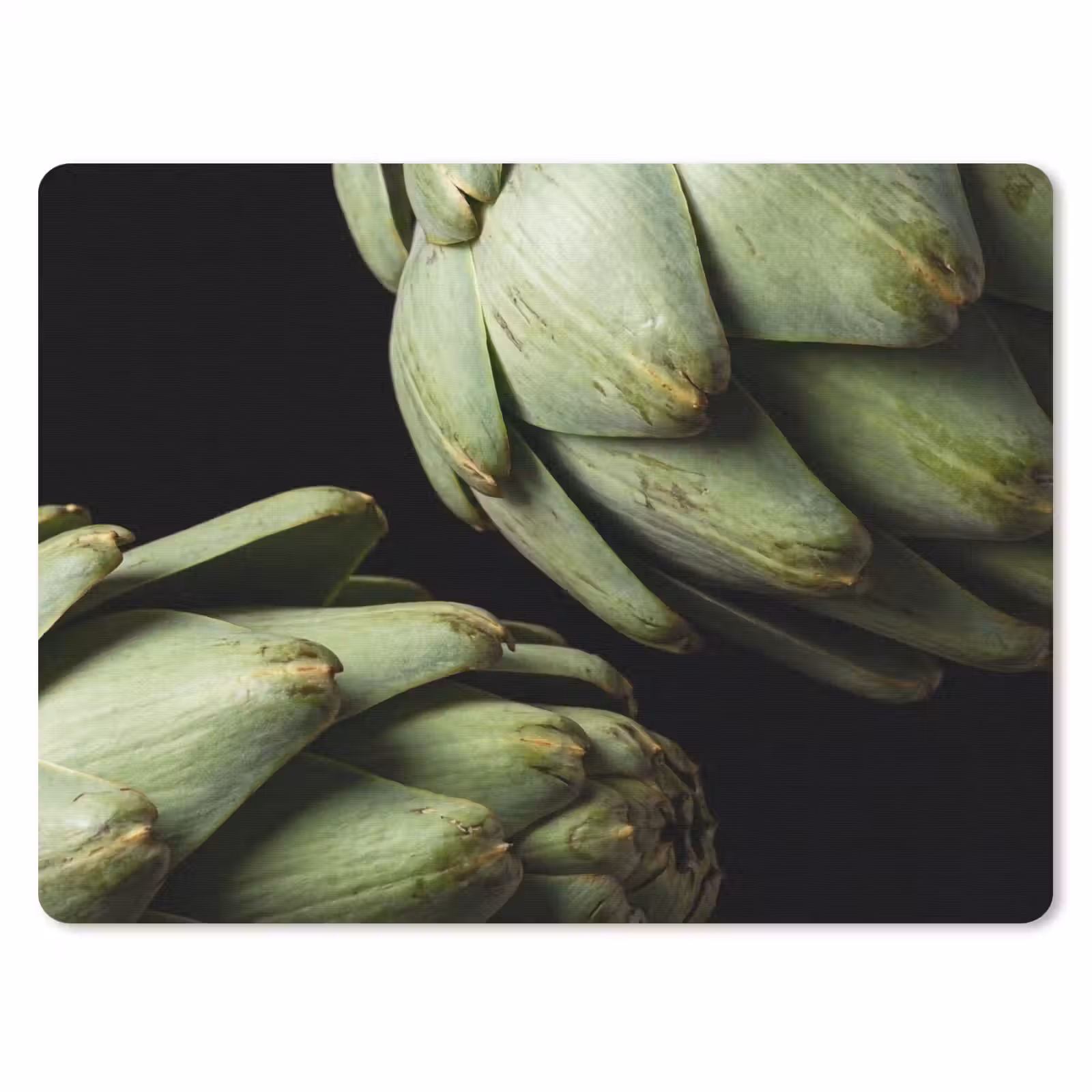 Mouse Pad - Artichoke - Green - Food - Artisjok - Groen - Eten muismat rubber klein