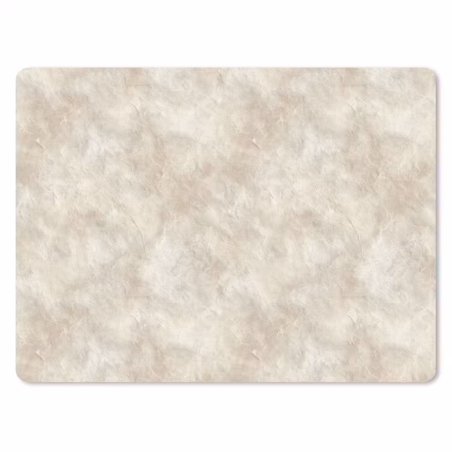 Beige - Reliëfstructuur - Natuursteen muismat rubber klein 262 -3d