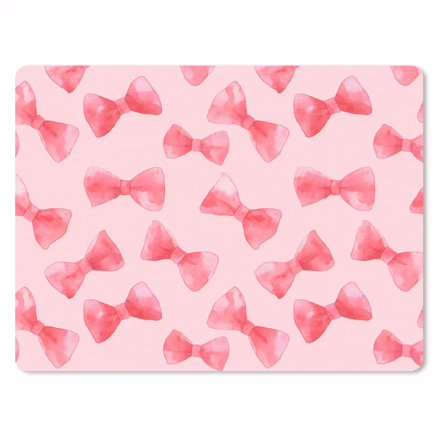Strikken - Aquarel - Roze muismat rubber klein 262 -3d