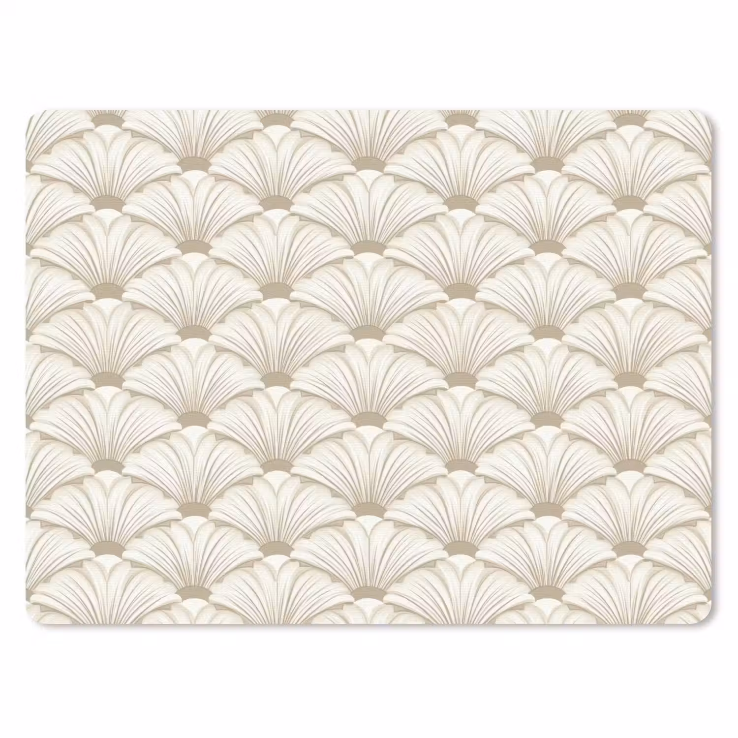Klassiek - Art - Beige muismat rubber klein 262 -3d