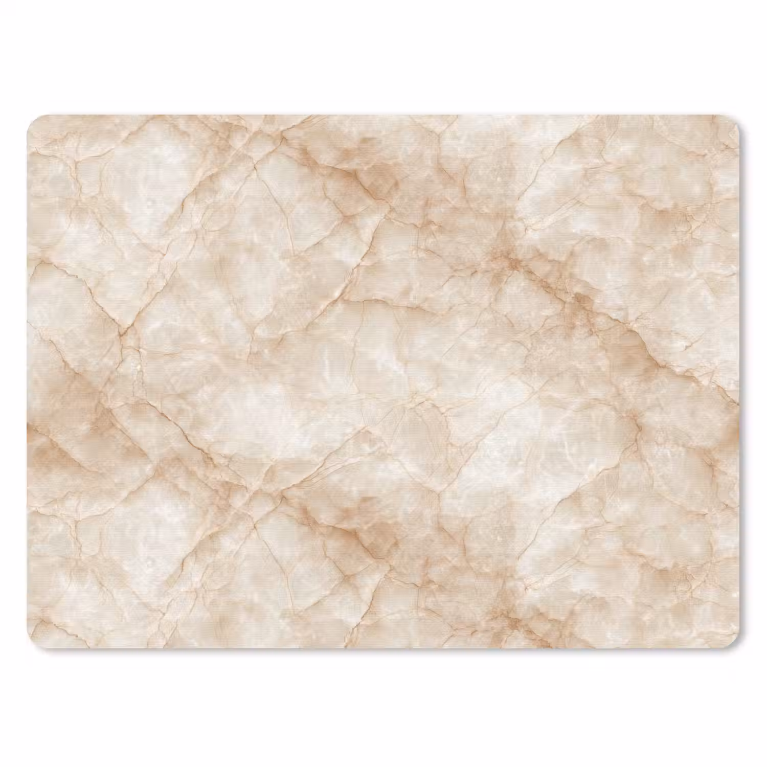 Kristalstructuur - Bruin - Marmer muismat rubber klein 262 -3d