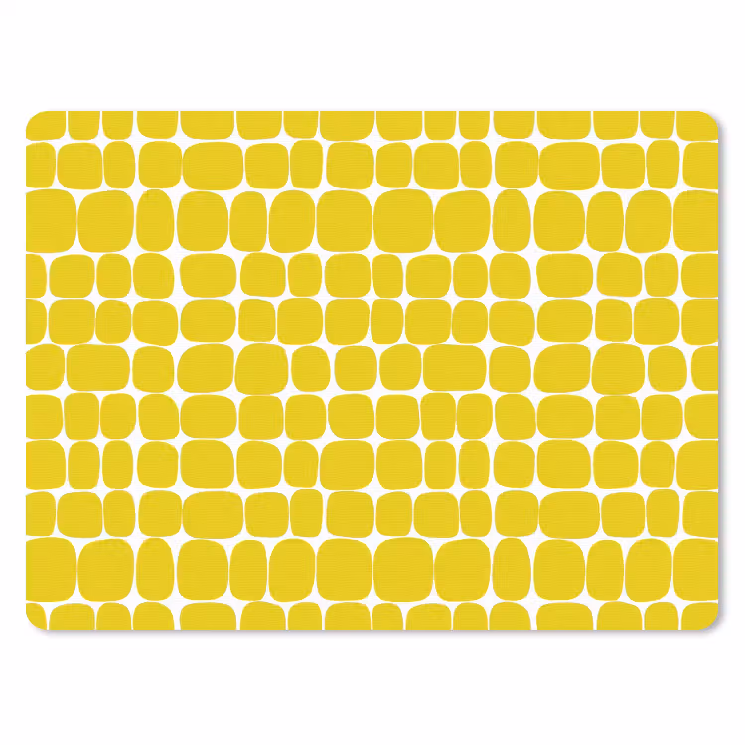 Stippen - Modern - Geel muismat rubber klein 262 -3d