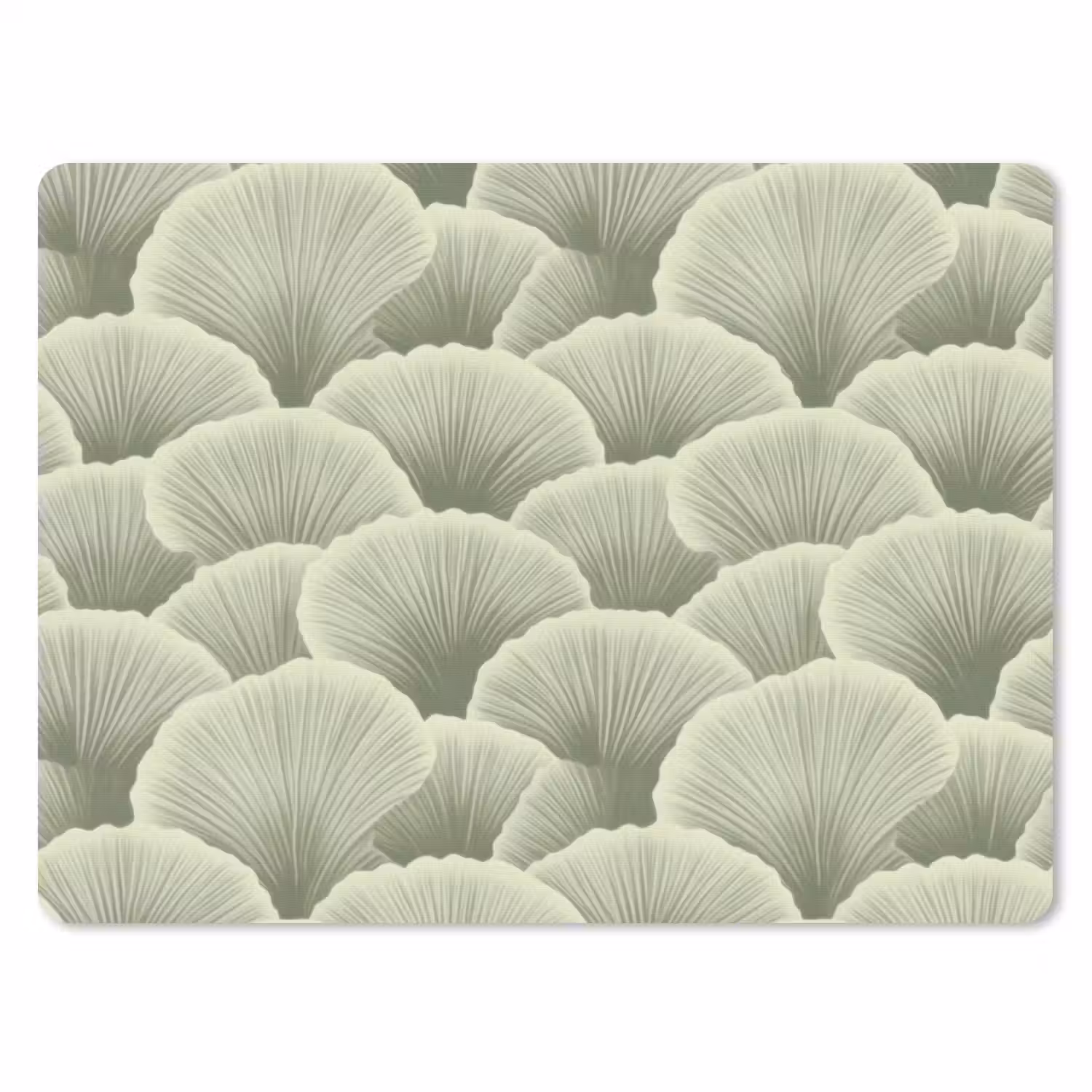 Waaier - Blad - Groen muismat rubber klein 262 -3d