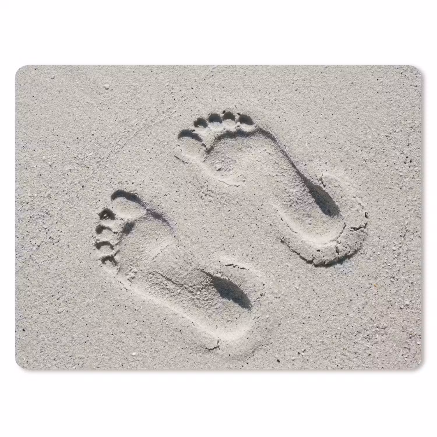 Voeten - Zand - Zee muismat rubber klein -3d