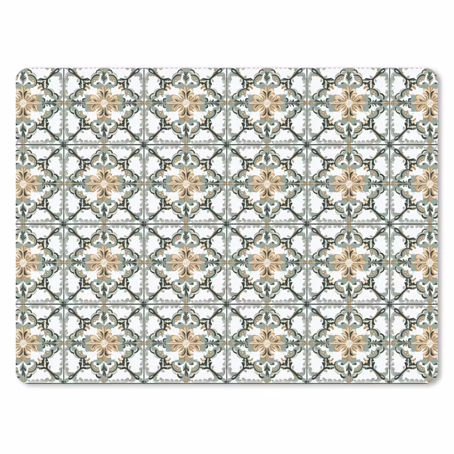 Floraal - Verweerd - Keurrijk muismat rubber klein 262 -3d