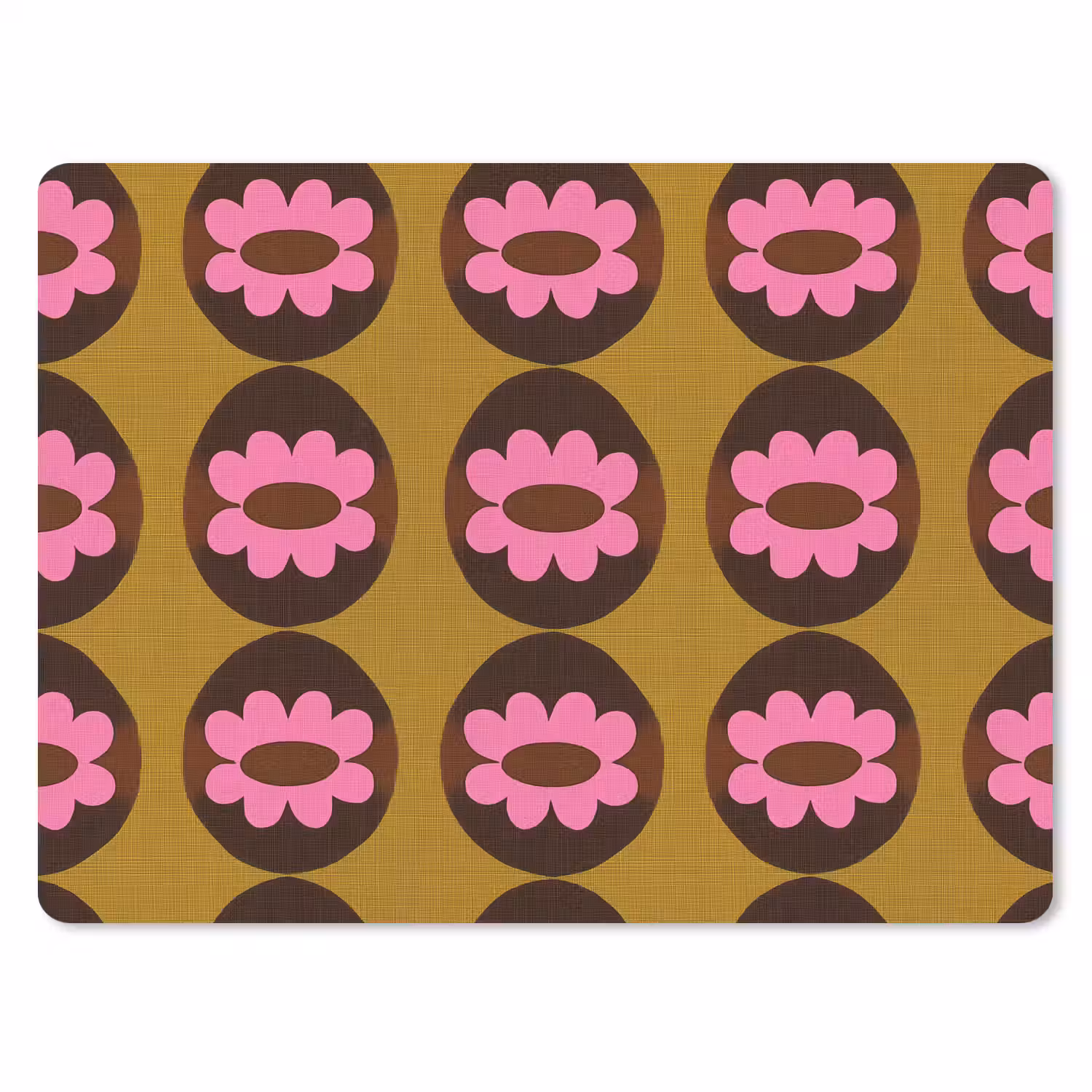 Grafisch - Patroon - Kleurrijk muismat rubber klein 262 -3d