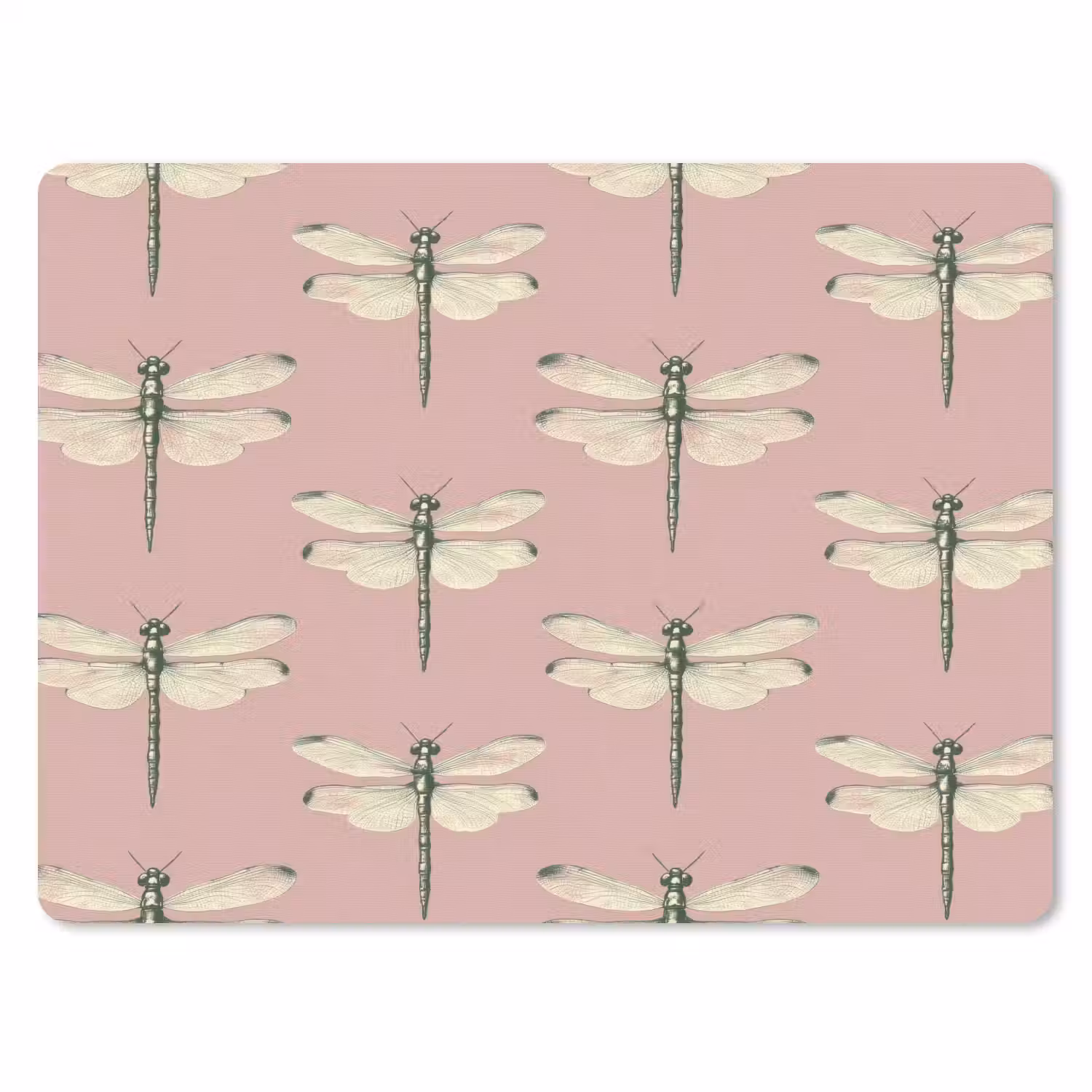 Lillibellen - Patroon - Roze muismat rubber klein 262 -3d