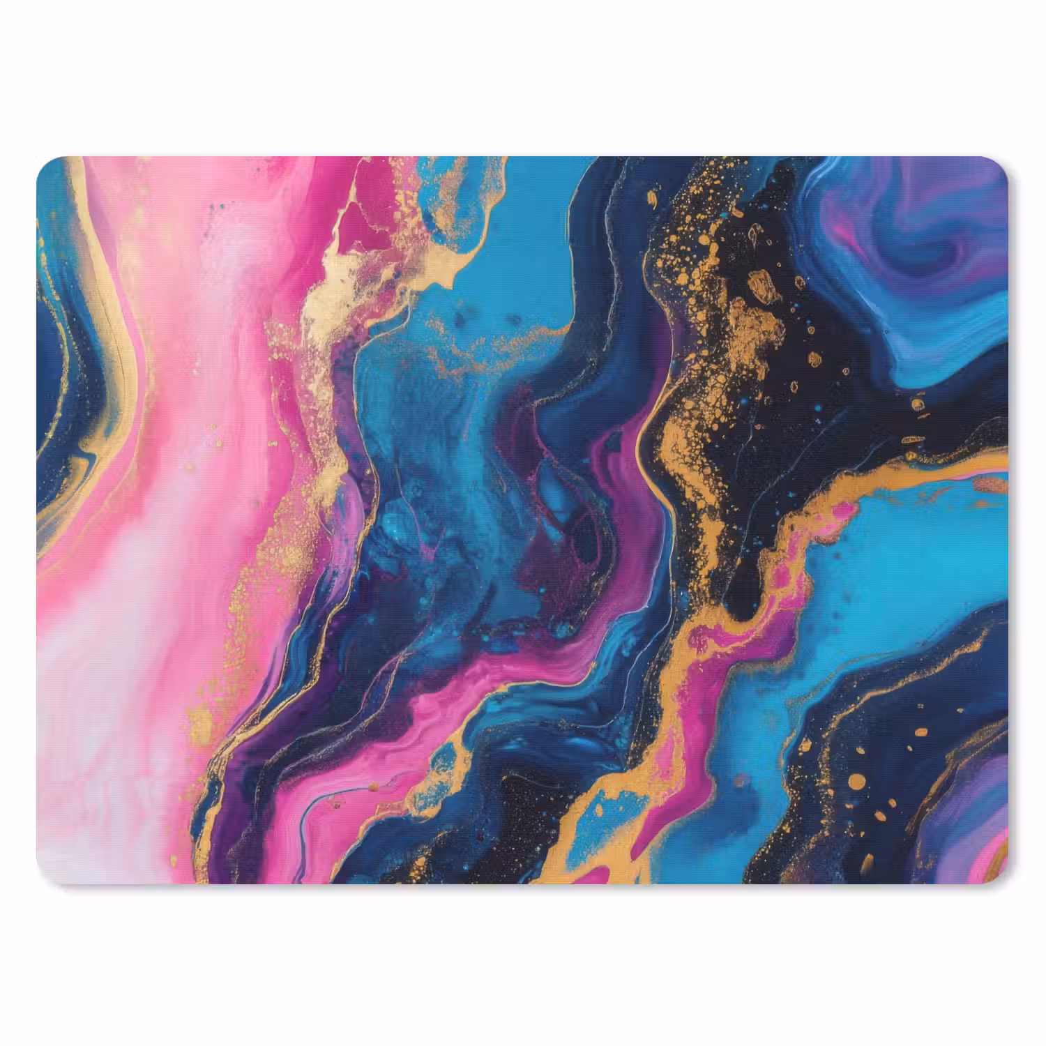 Marmer - Modern - Goud muismat rubber klein -3d