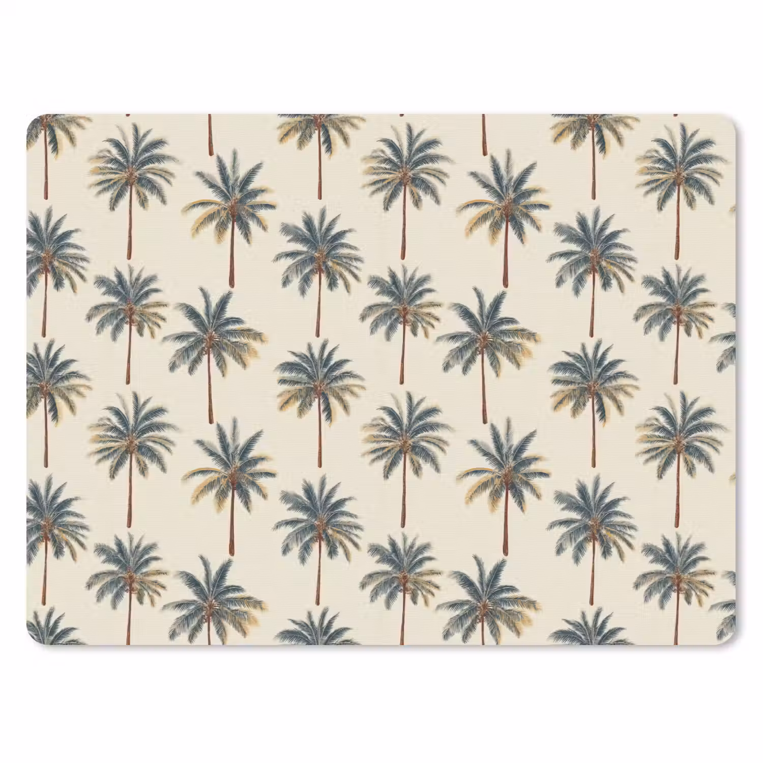 Palmbomen - Tropisch - Groen muismat rubber klein 262 -3d