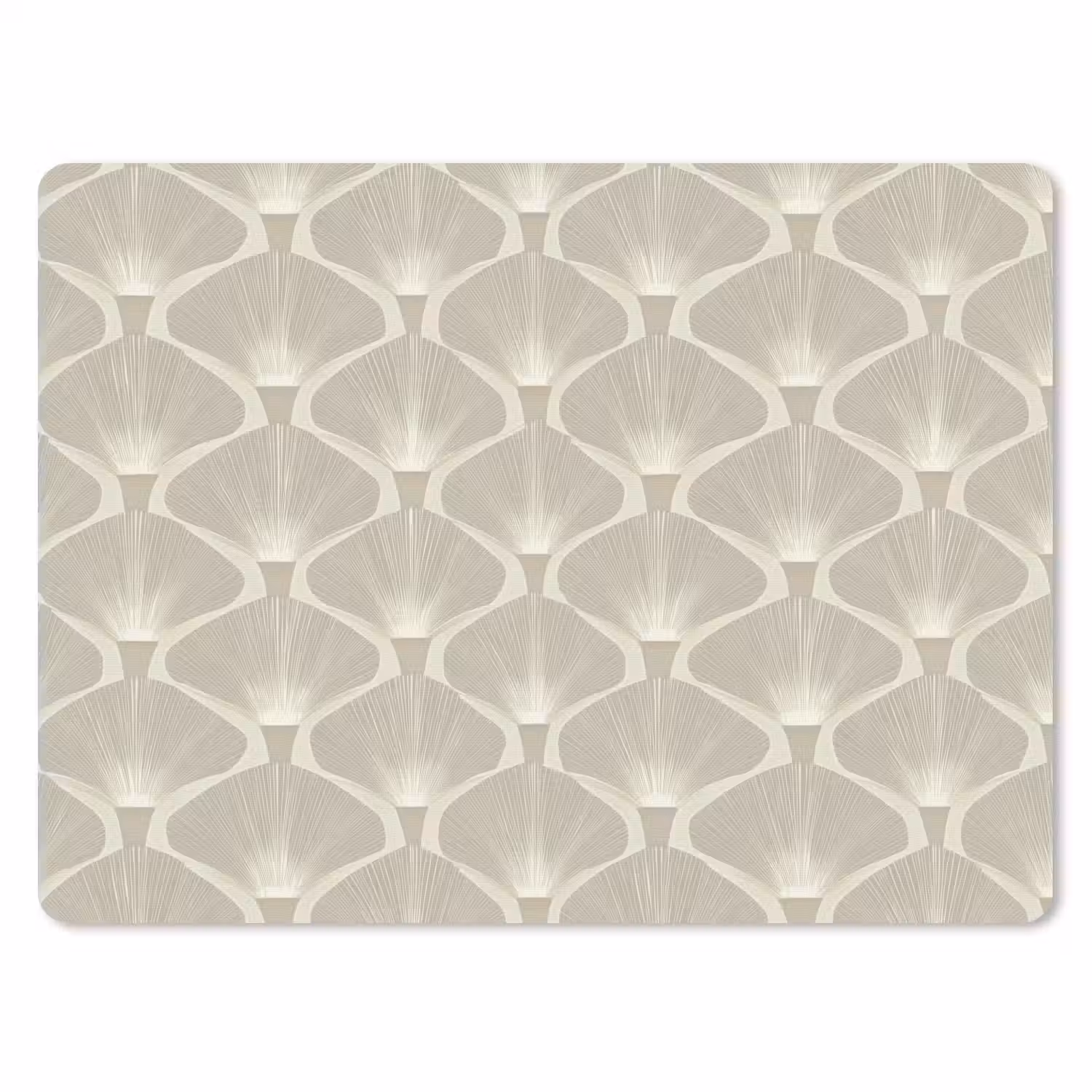 Paneel - Ginkgo - Zand muismat rubber klein 262 -3d