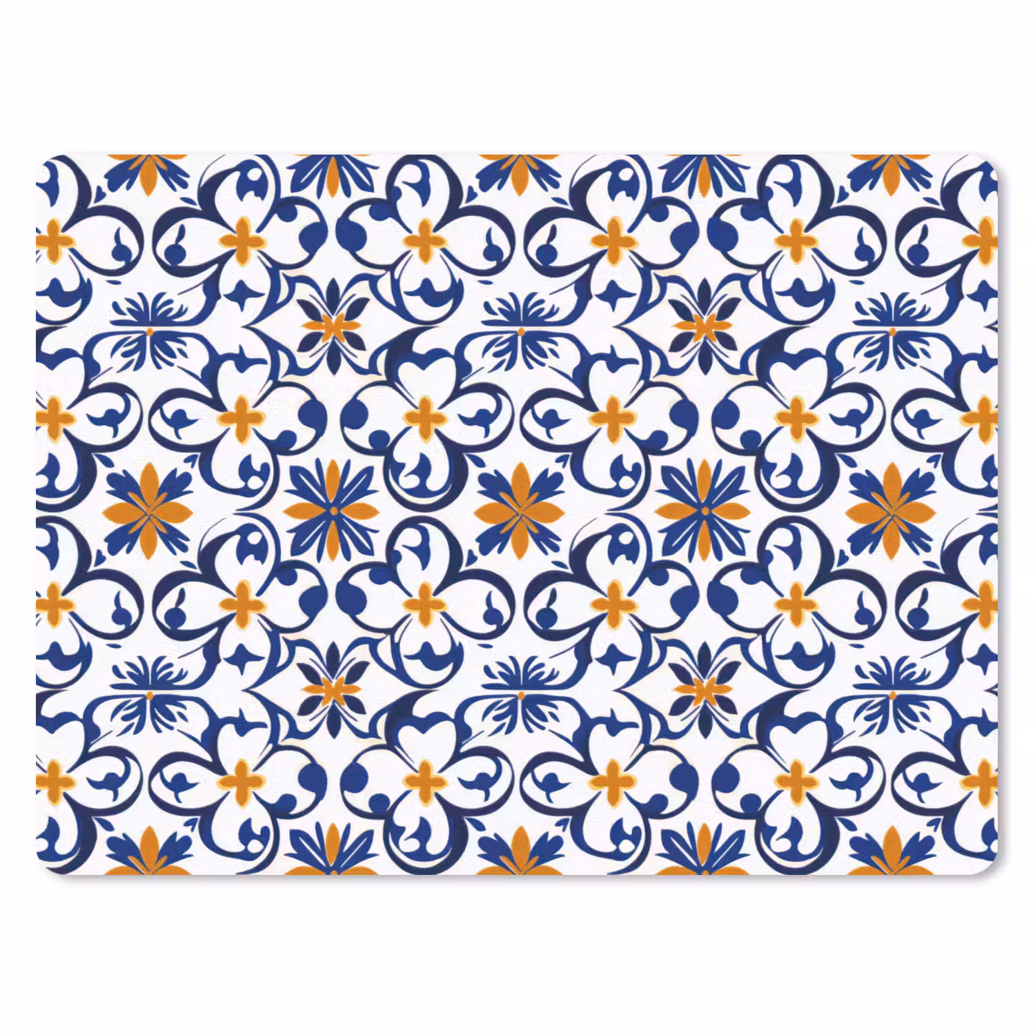 Patroon - Modern - Kleurrijk muismat rubber klein 262 -3d