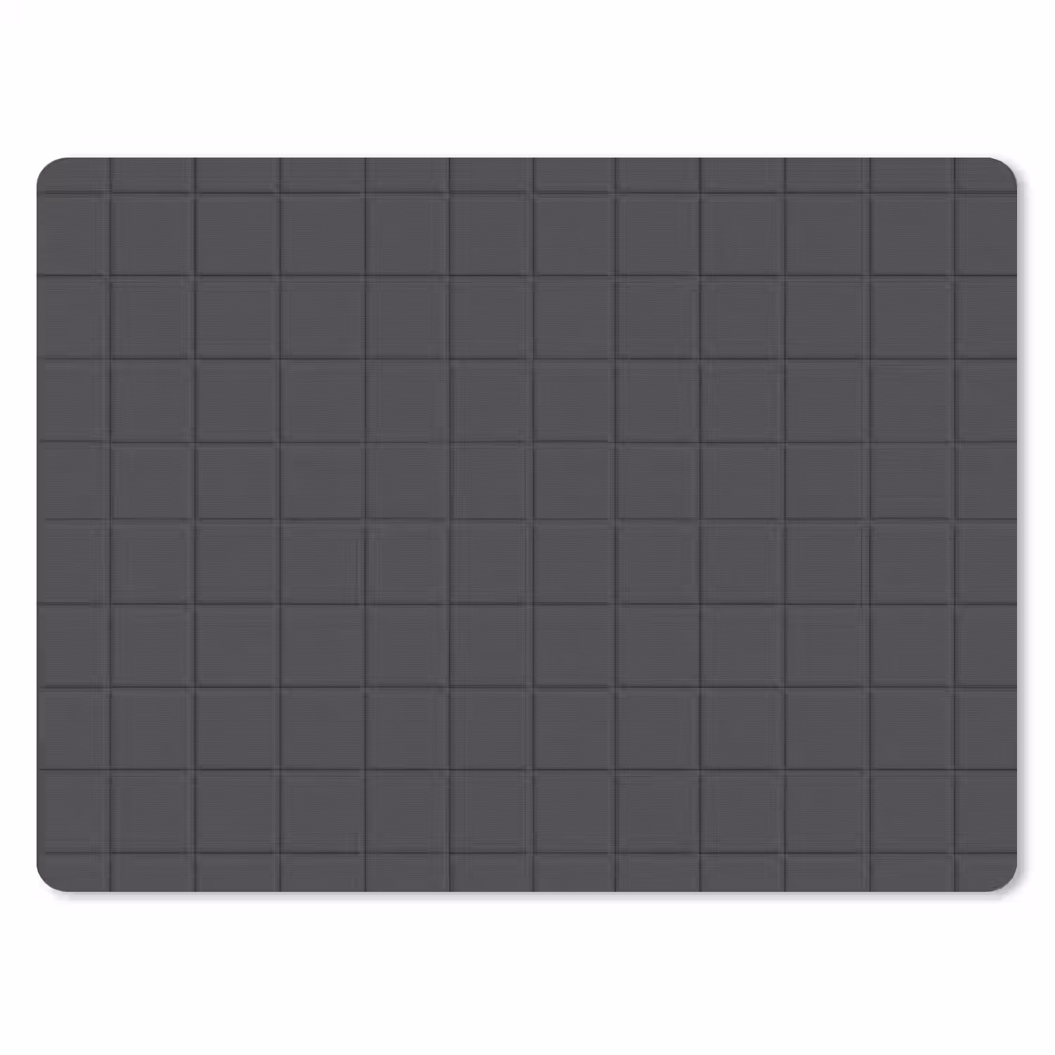 Patroon - Tegel - Antraciet muismat rubber klein 262 -3d