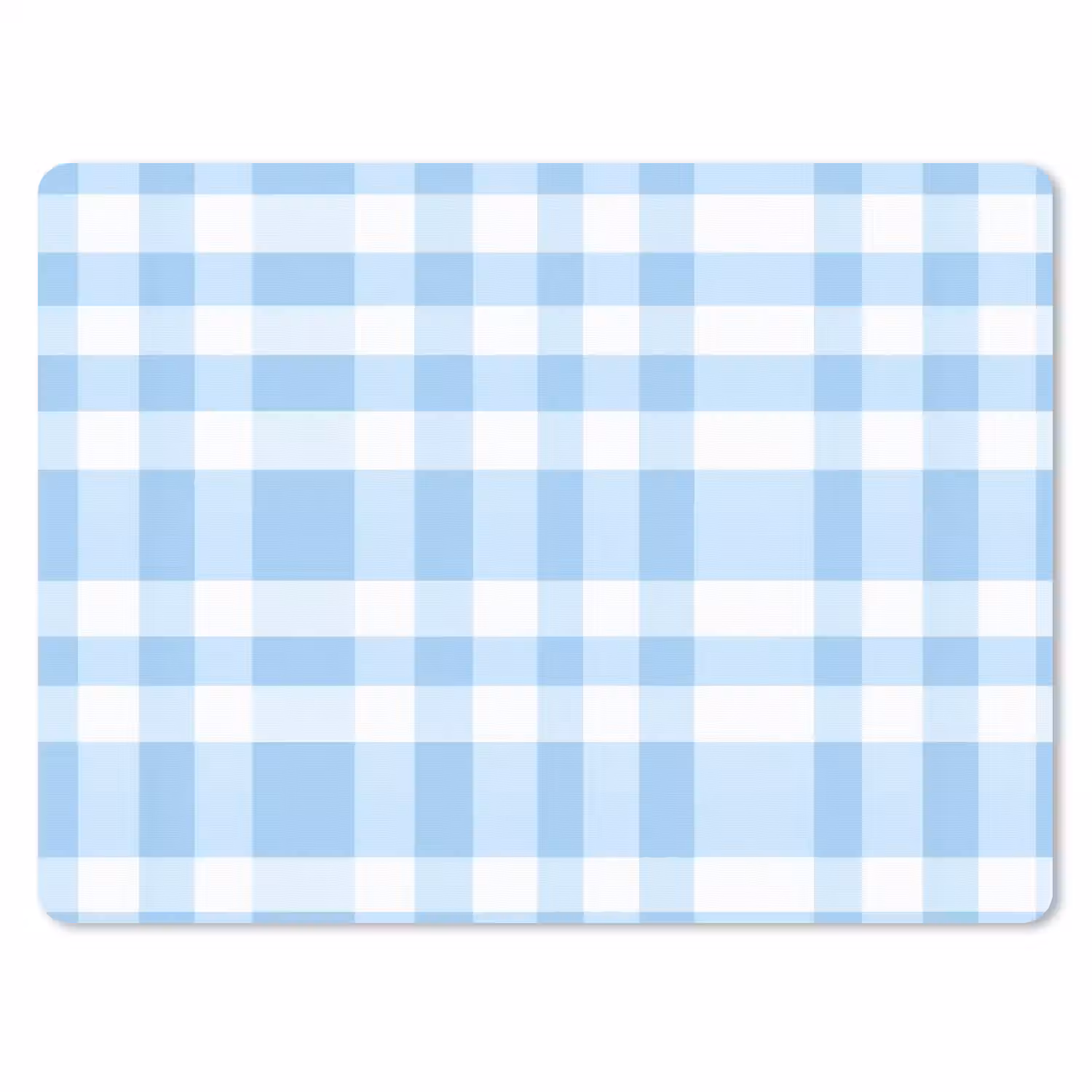 Ruit - Patroon - Blauw muismat rubber klein 262 -3d