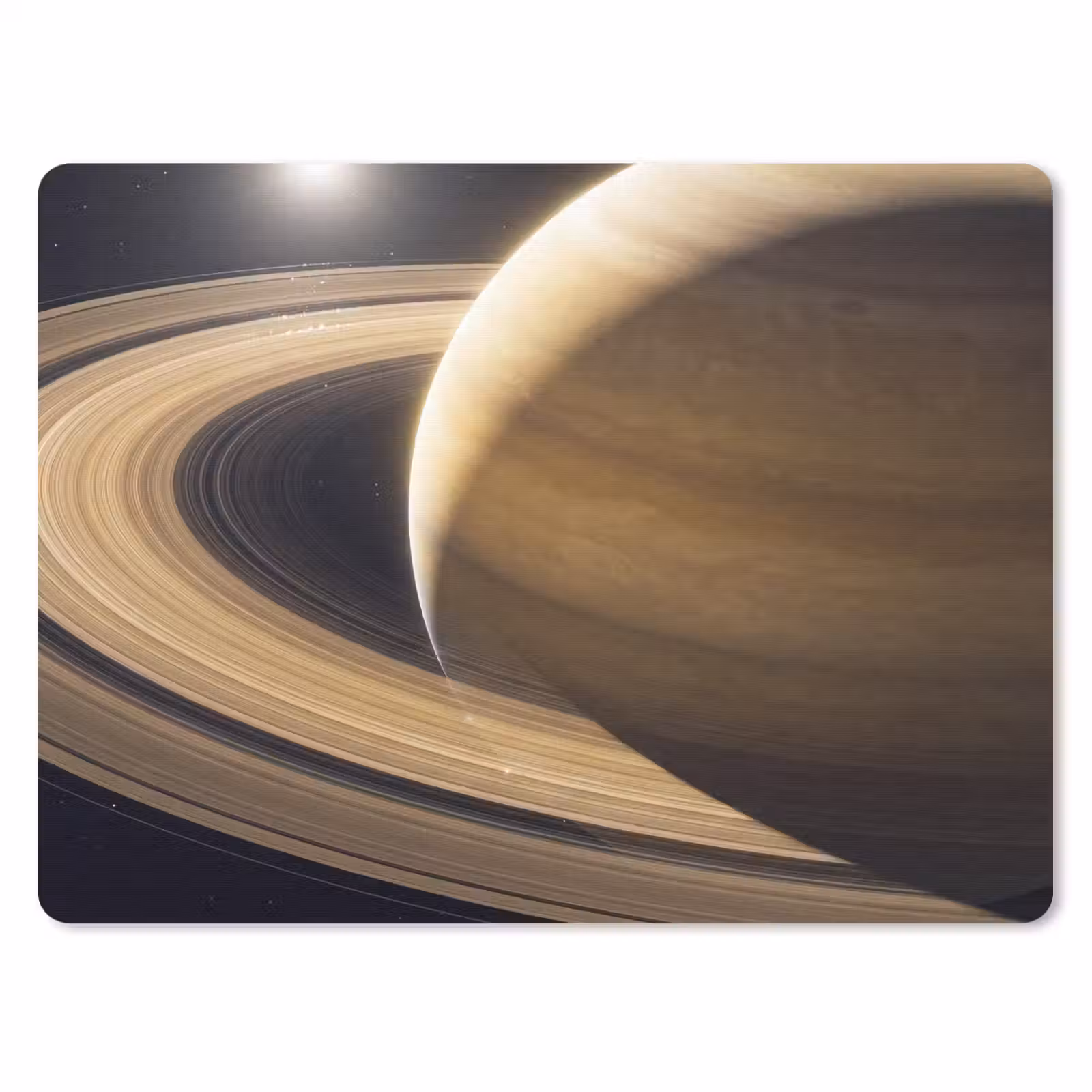 Mouse Pad - Planet - Rings - Space - Planeet - Ringen - Ruimte muismat rubber klein