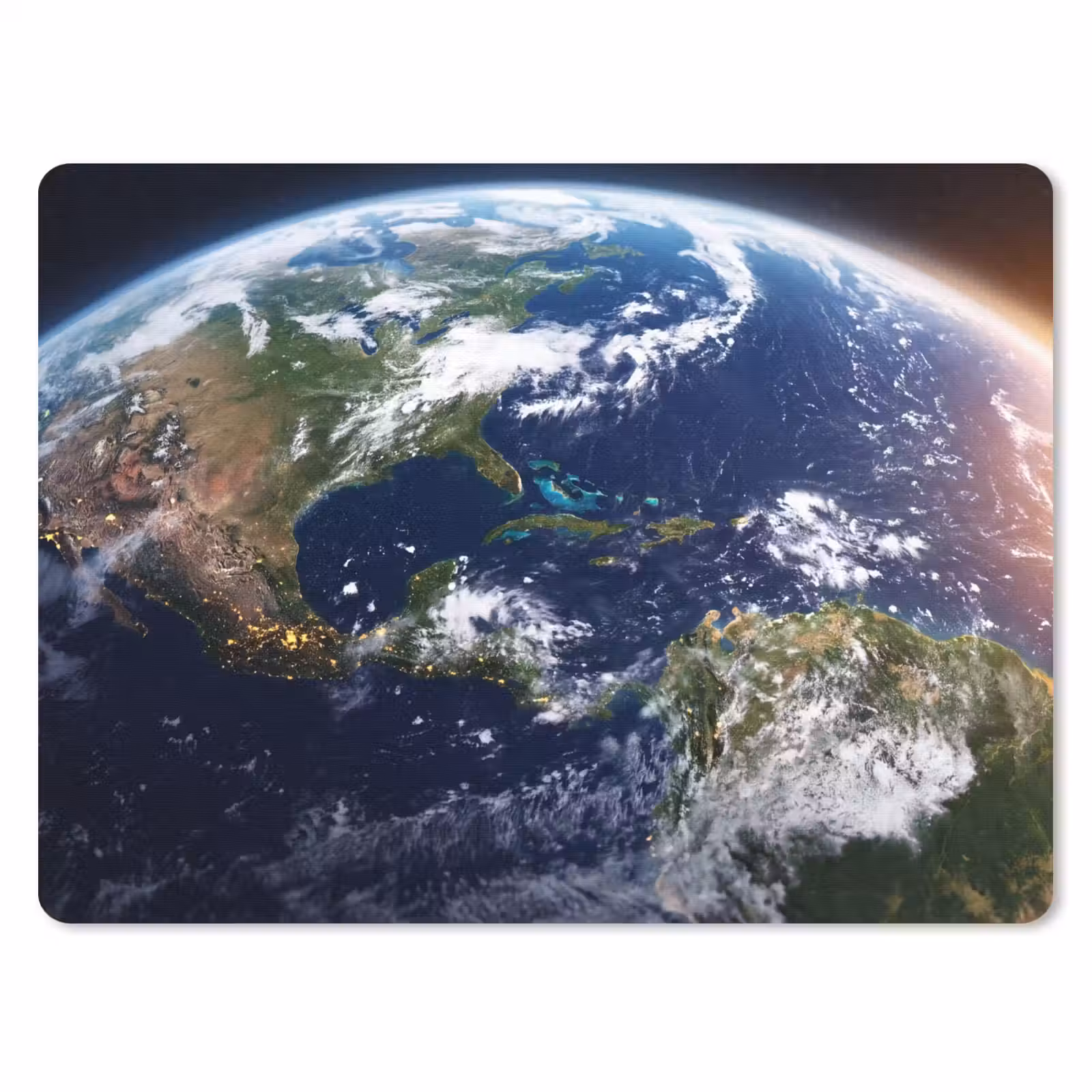 Mouse Pad - Planet - Space - Cosmos - Planeet - Ruimte - Kosmos muismat rubber klein