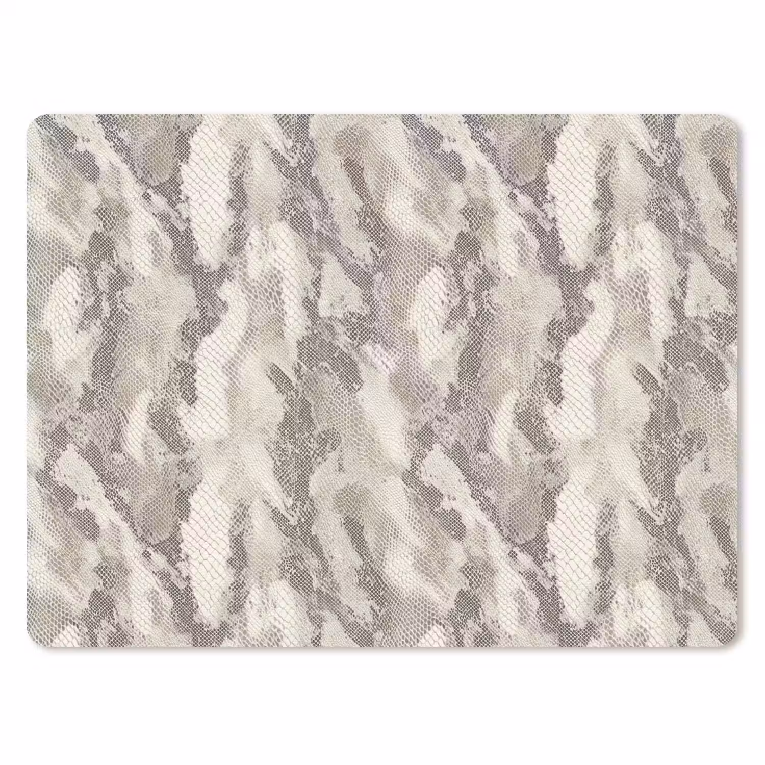 Slang - Patroon - Taupe muismat rubber klein 262 -3d