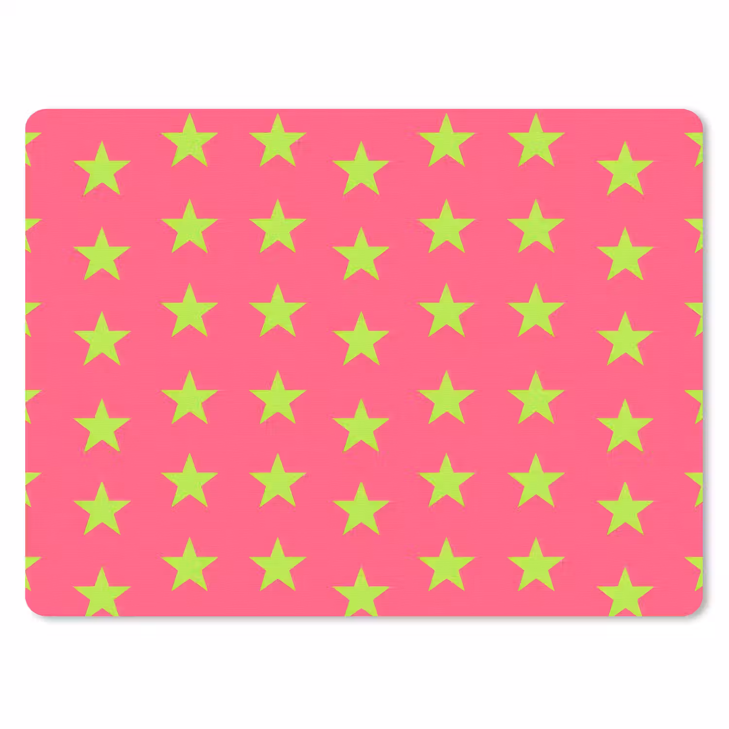 Sterren - Patroon - Roze muismat rubber klein 262 -3d