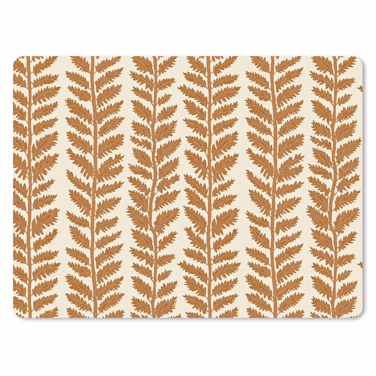 Textuur - Bladeren - Oker muismat rubber klein 262 -3d