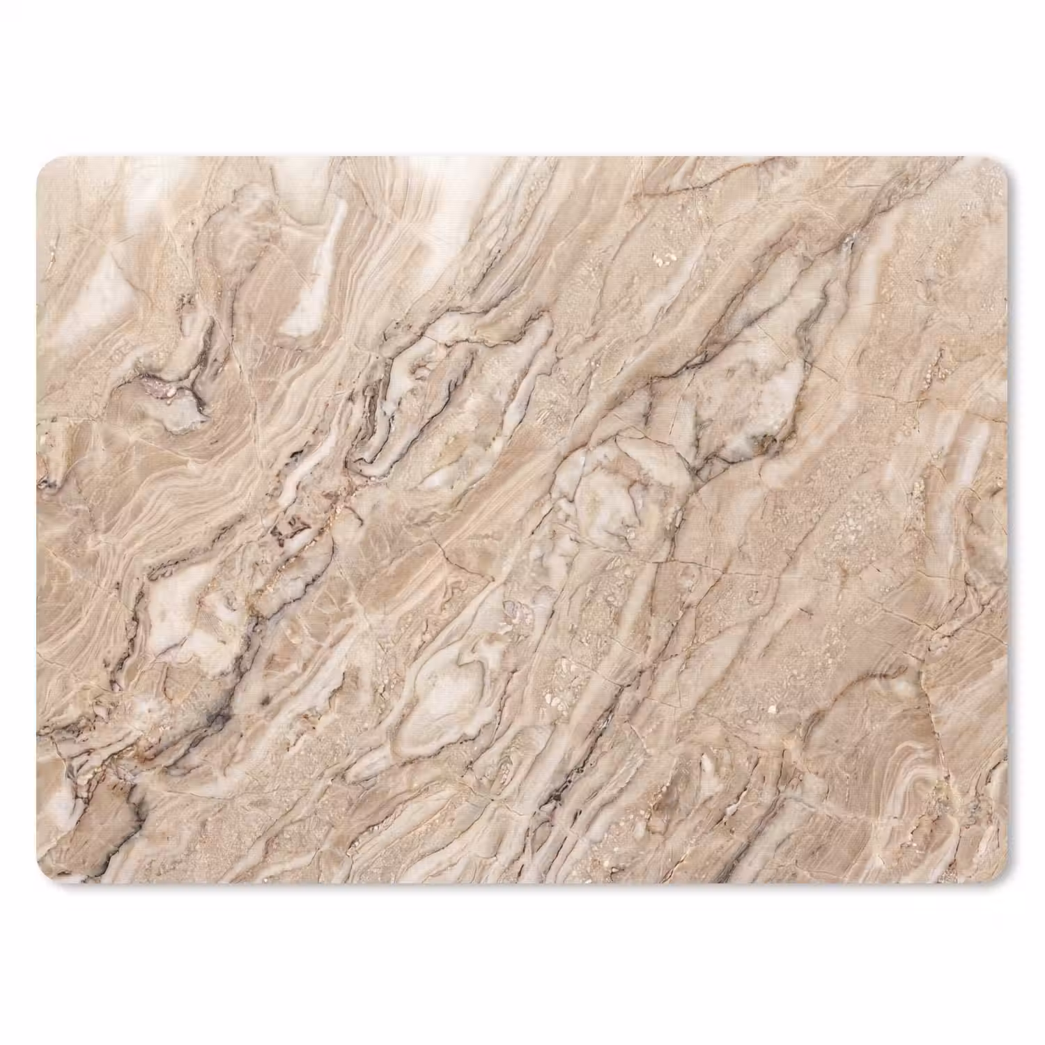 Textuur - Aders - Abstract - Modern - Beige muismat rubber klein -3d