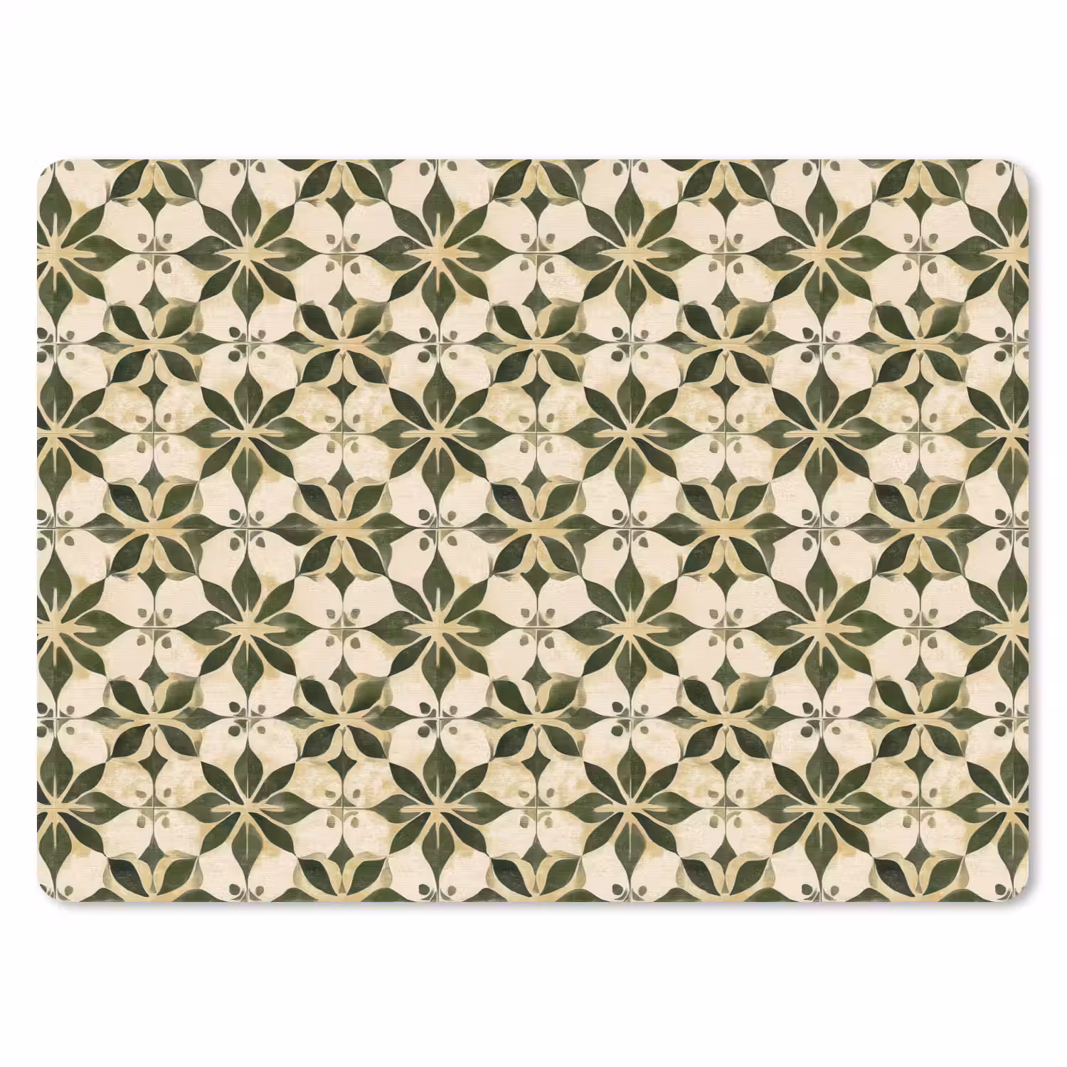 Tegel - Dessin - Groen muismat rubber klein 262 -3d
