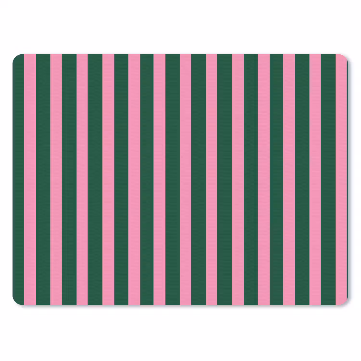 Verticale strepen - Groen - Roze muismat rubber klein 262 -3d