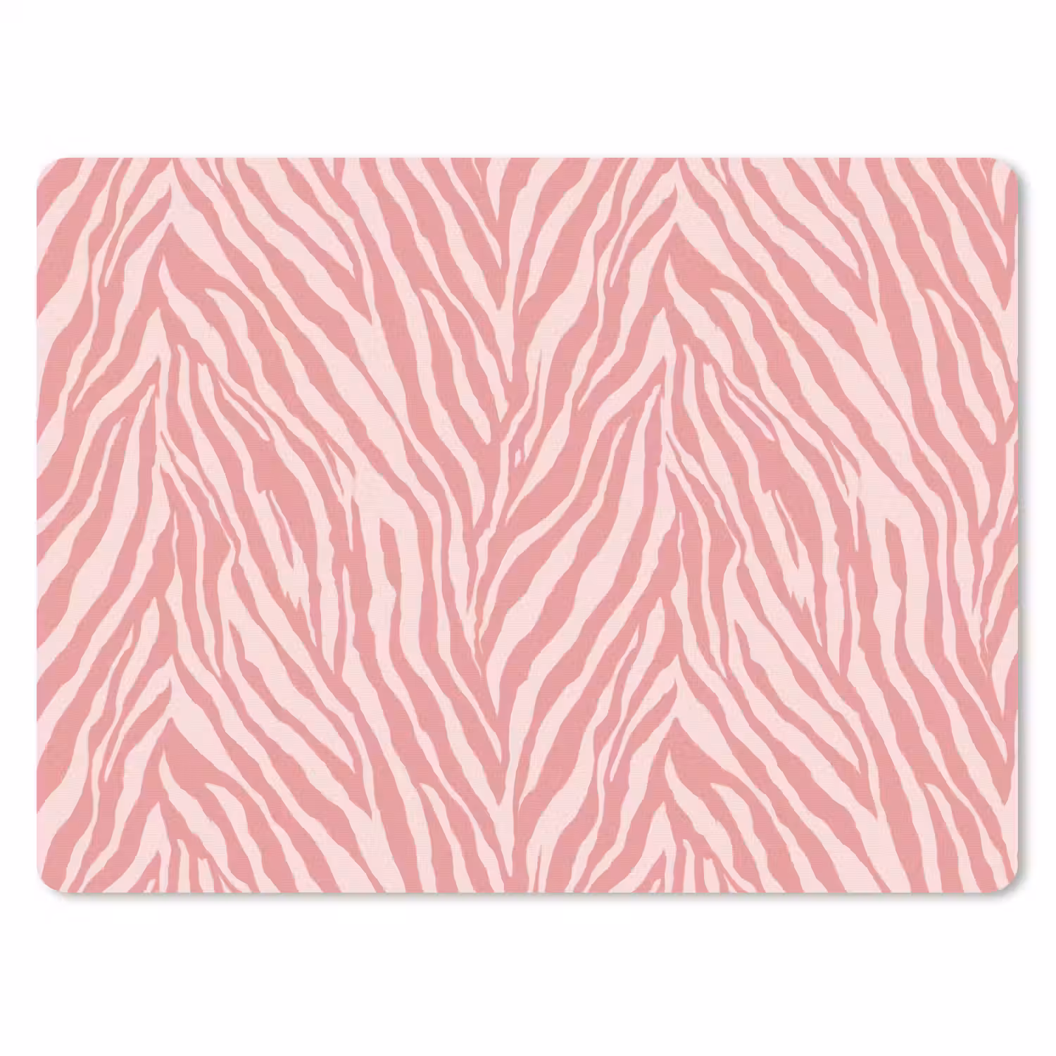 Zebra - Print - Roze muismat rubber klein 262 -3d