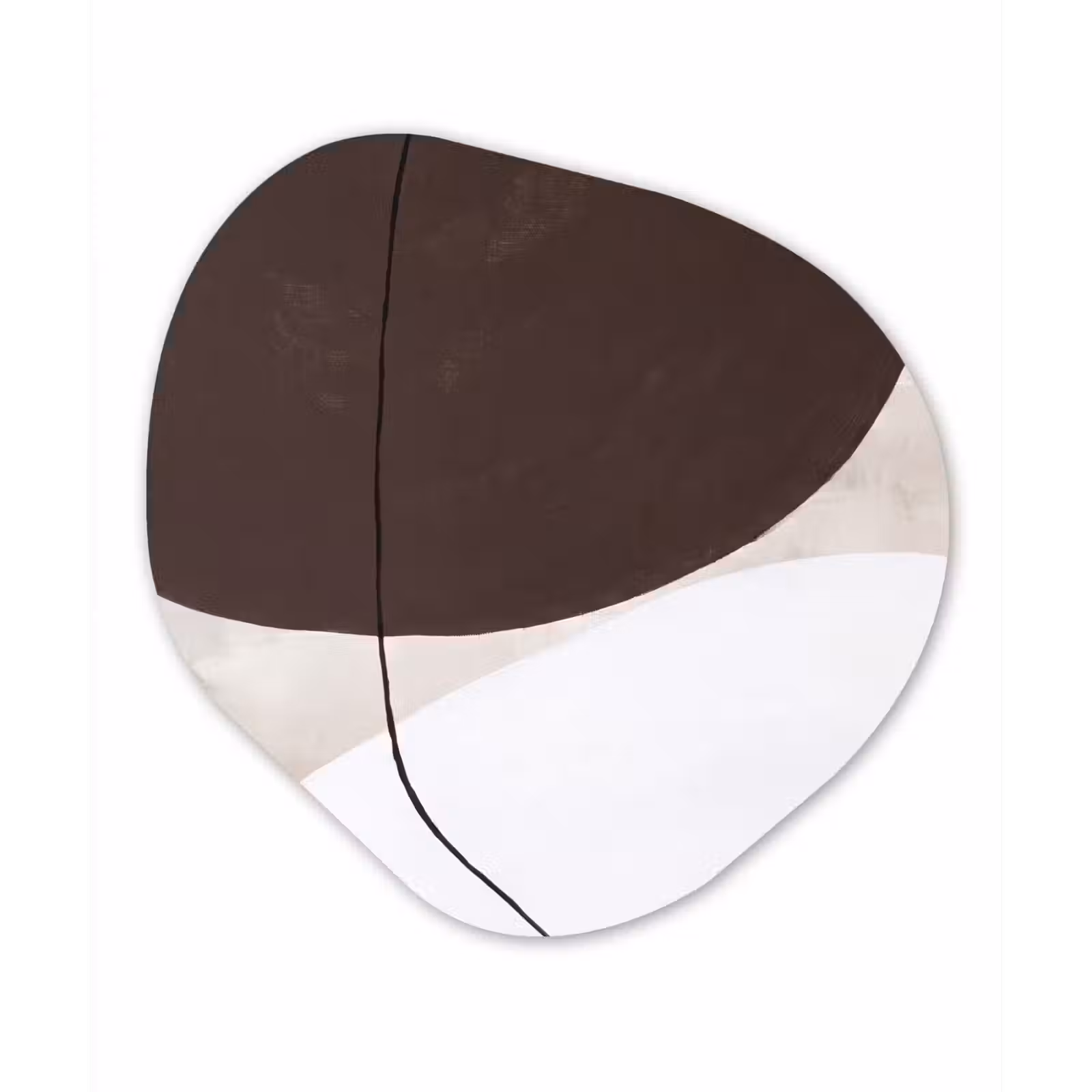 Organic - Forex - Abstract - Forms - Modern - Abstract - Vormen - Modern Wandcirkel Organisch Forex 3mm klein