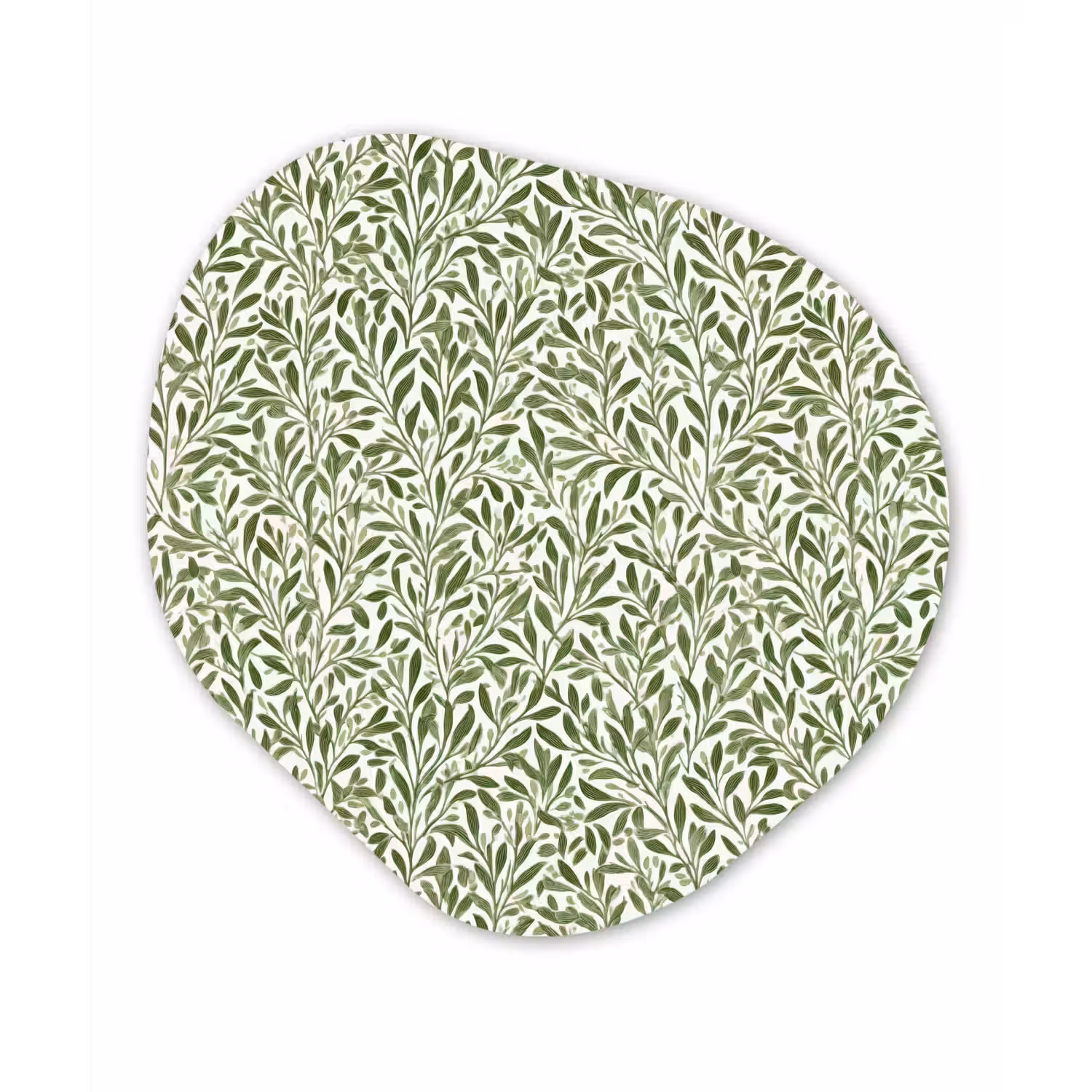 Botanisch - Takken - Groen Wandcirkel Organisch Forex 3mm klein 629 -3d