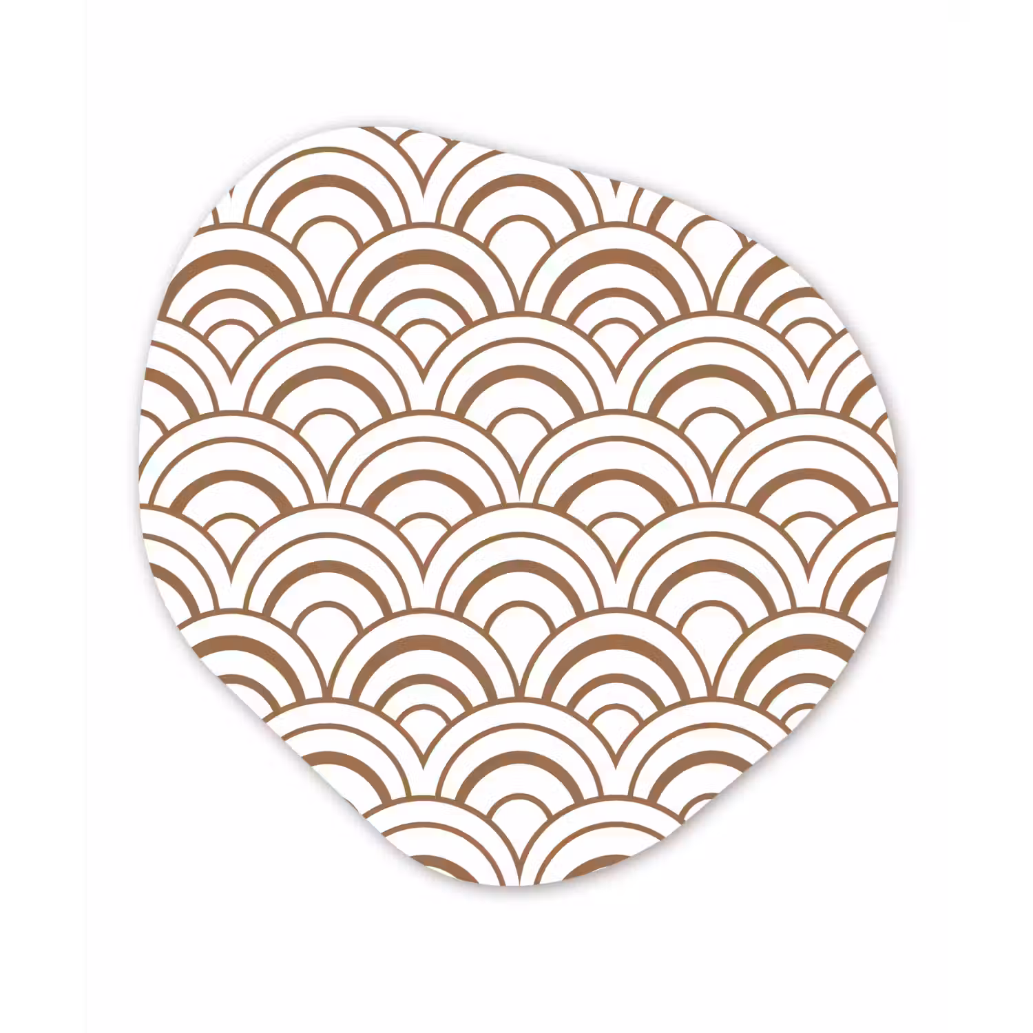 Klassiek - Motief - Terracotta Wandcirkel Organisch Forex 3mm klein 629 -3d