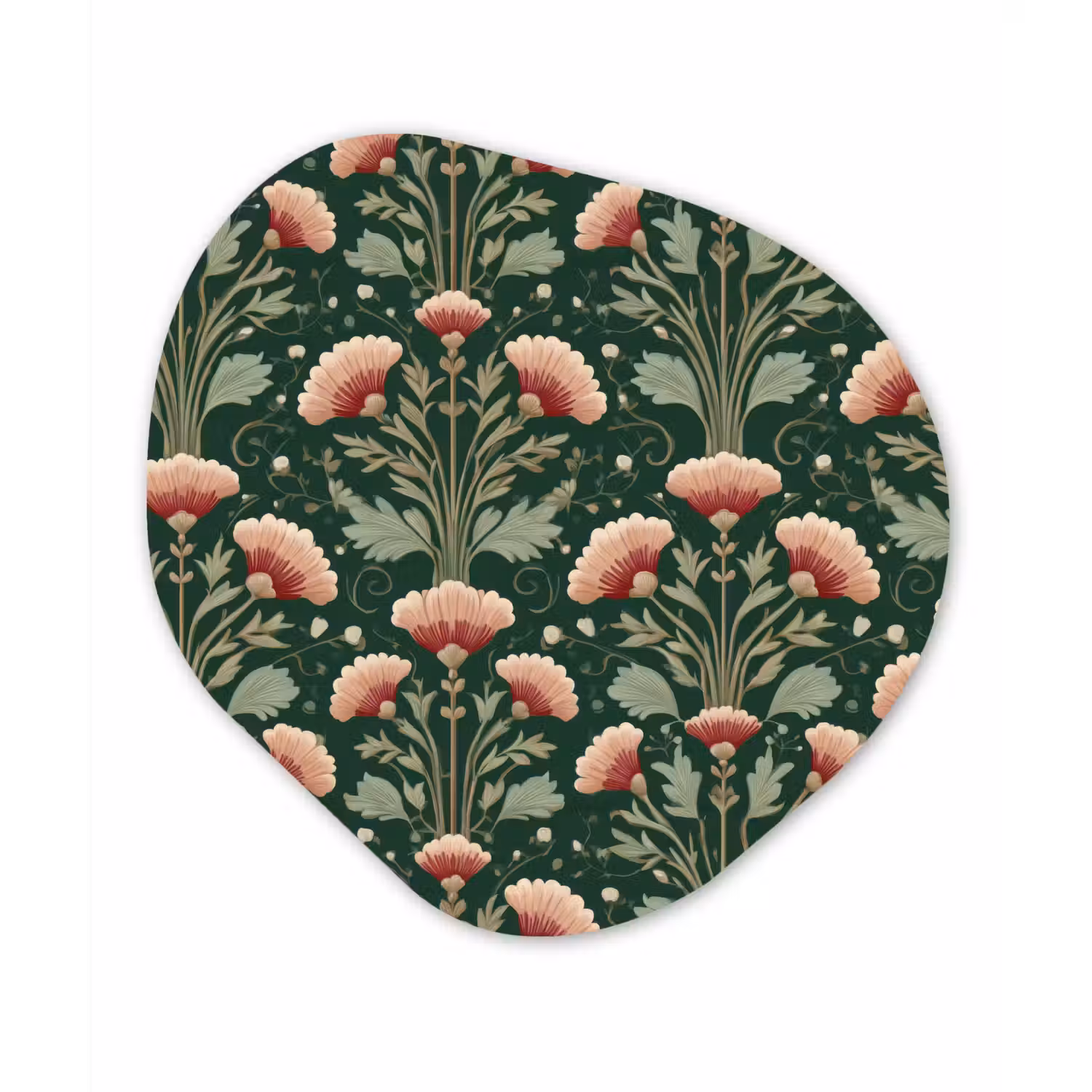 Patroon - Botanisch - Kleurrijk Wandcirkel Organisch Forex 3mm klein 629 -3d