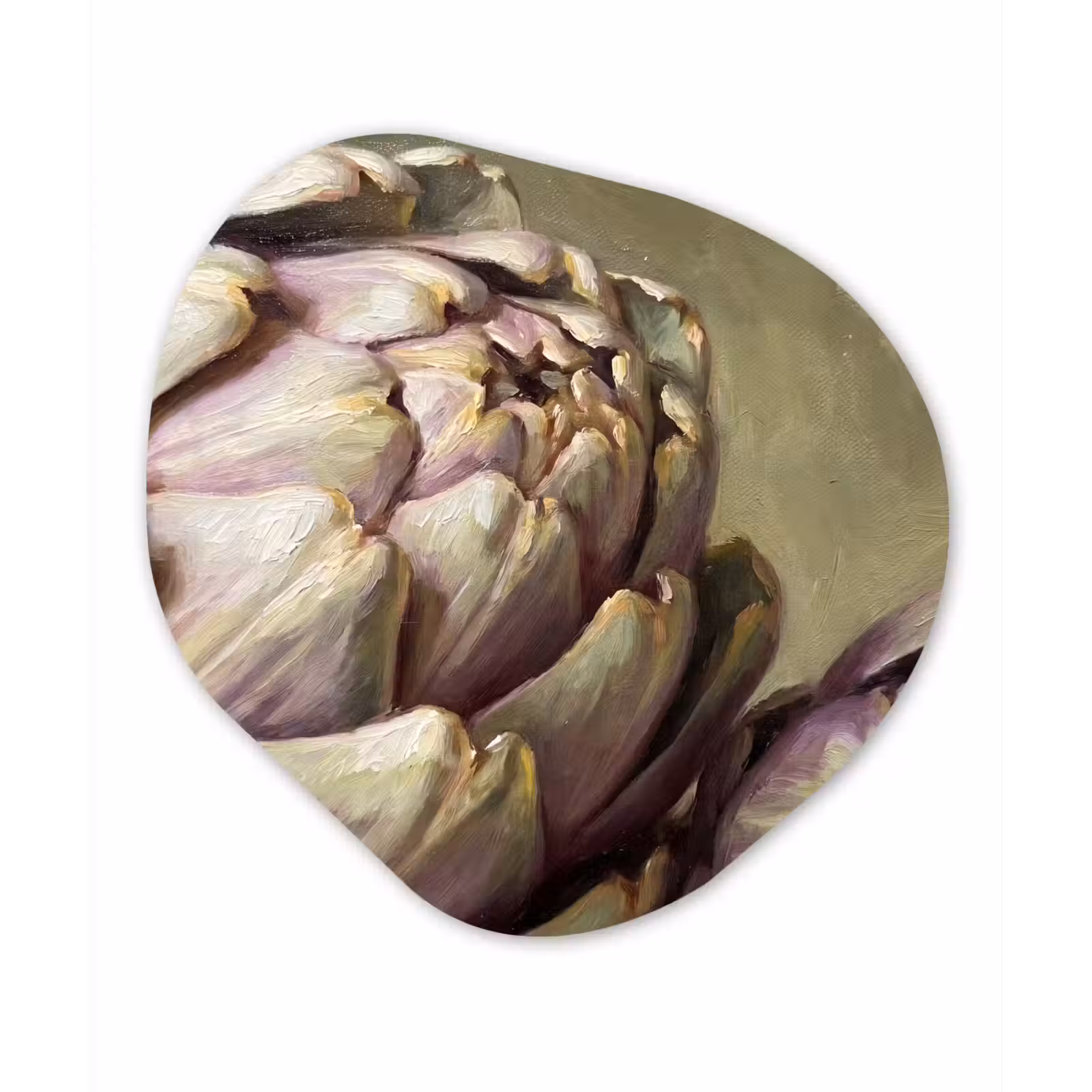 Organic - Forex - Vegetables - Still Life - Painting - Groente - Stilleven - Schilderij Wandcirkel Organisch Forex 3mm klein