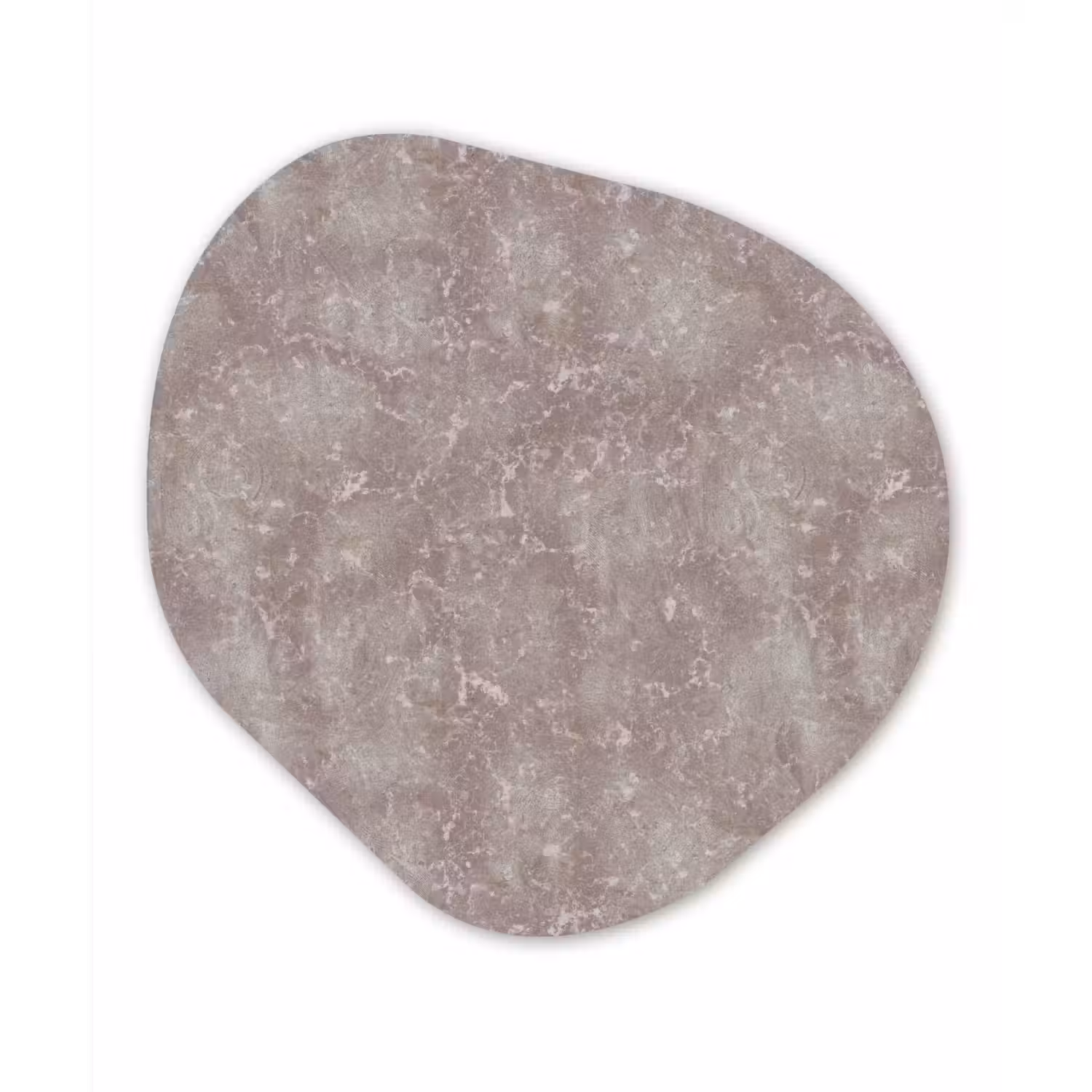 Marmer - Patroon - Mauve Wandcirkel Organisch Aluminium middel 851 -3d