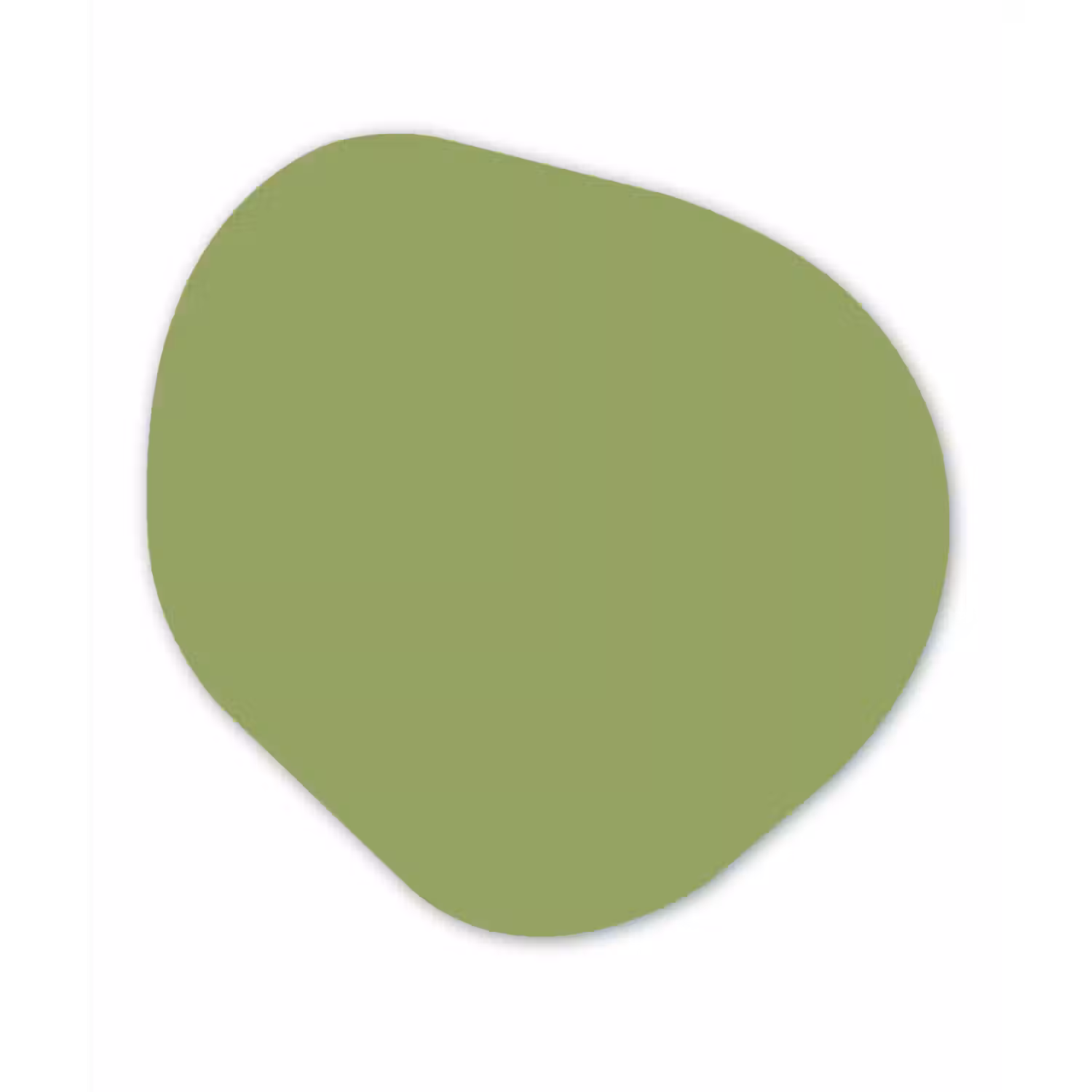 Sage - Green - Groen Wandcirkel Organisch Aluminium middel 851 -3d