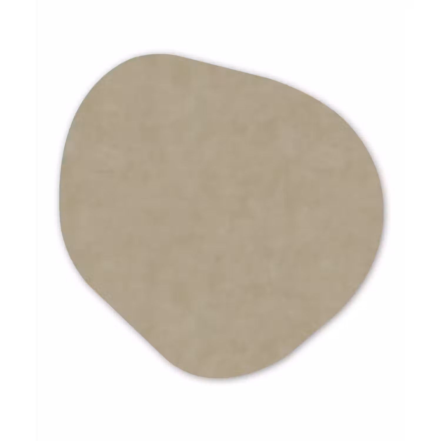 Taupekleur - Gewolkt textuur - Natuurlijk Wandcirkel Organisch Aluminium middel 851 -3d