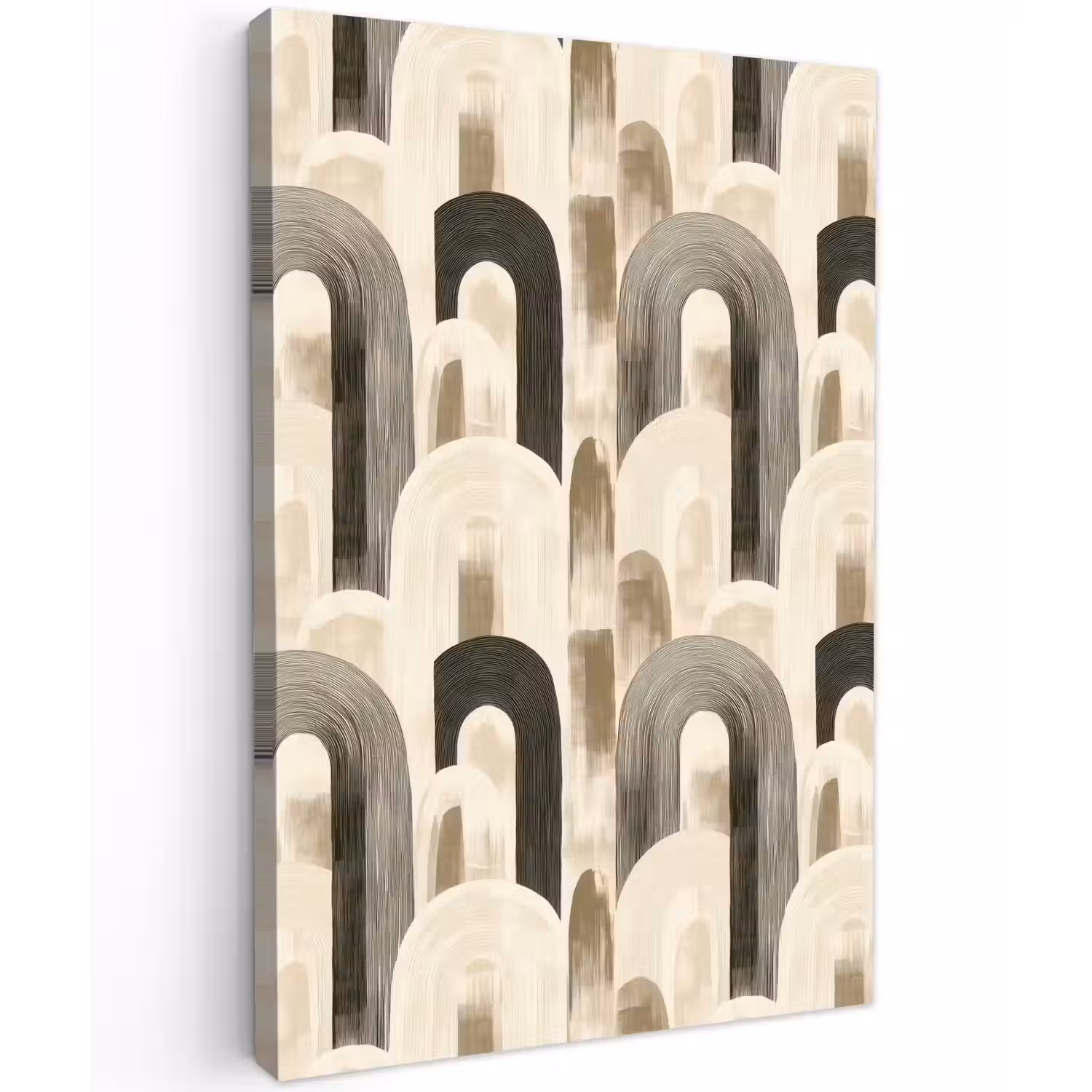Abstract - Patroon - Bogen Tuinposter op houten frame 2 cm dik klein 841 -3d