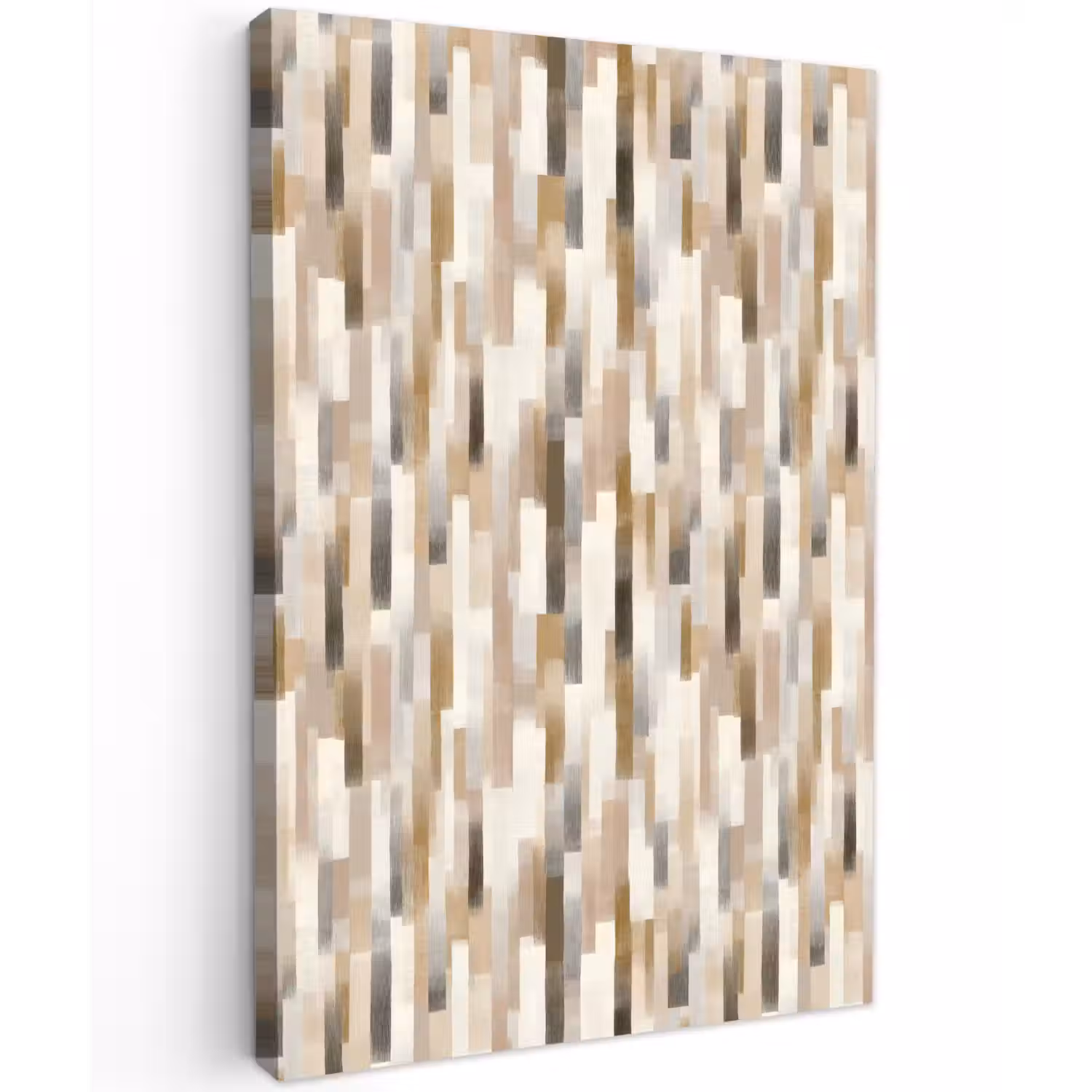 Abstract - Patroon - Kwaststreken Tuinposter op houten frame 2 cm dik klein 841 -3d