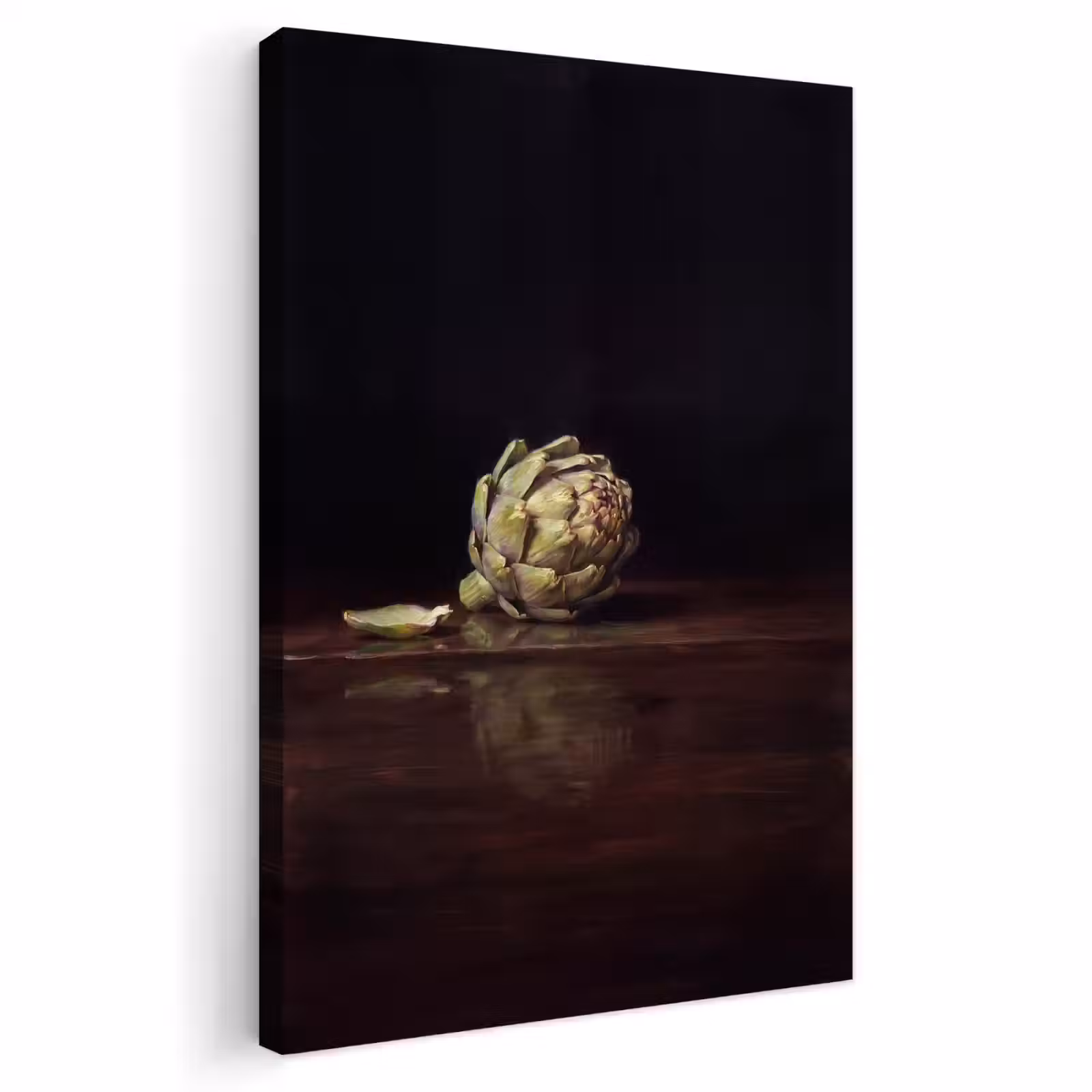 Outdoor Canvas Print - Artichoke - Food - Classic - Artichok - Eten - Klassiek Tuinposter op houten frame 2 cm dik klein