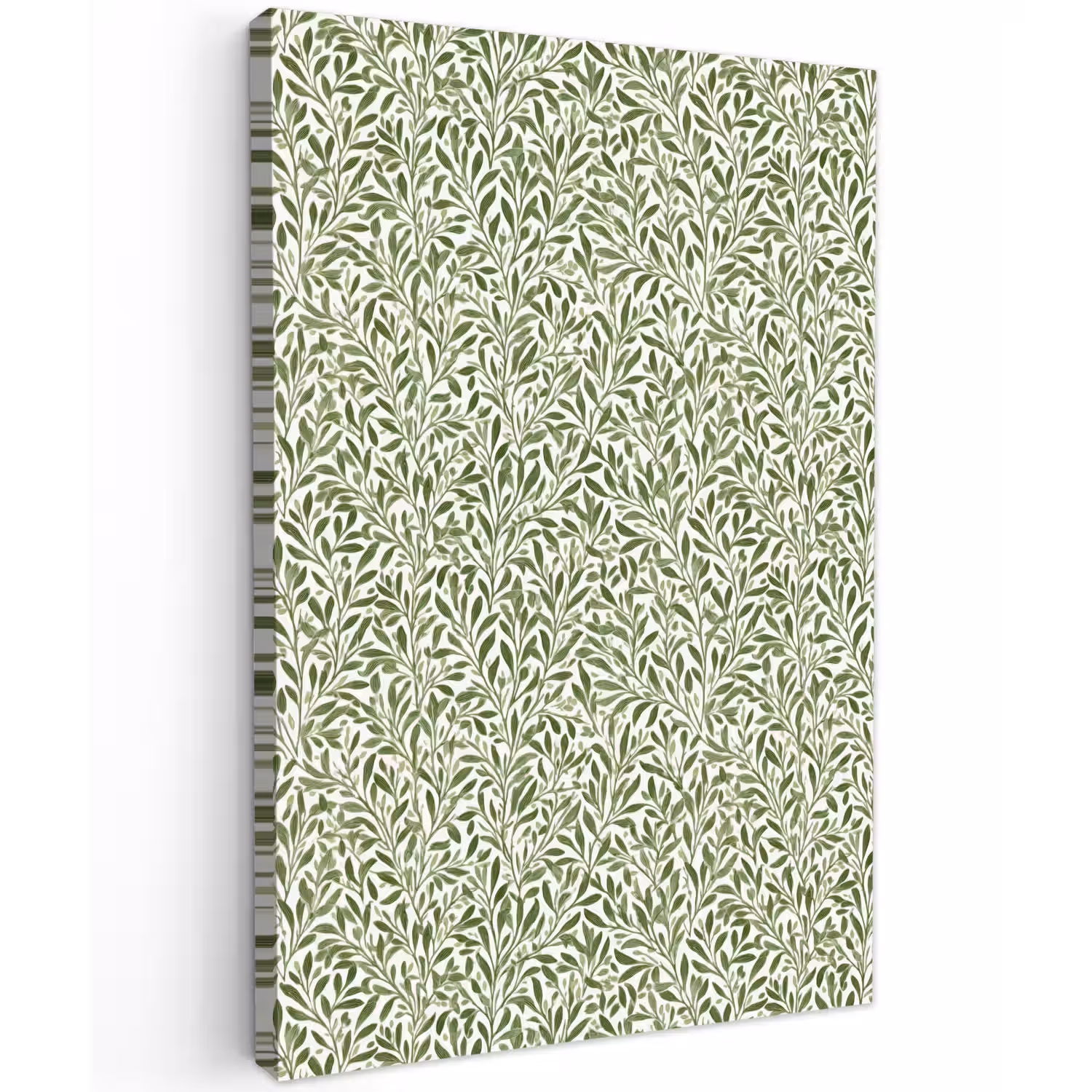 Botanisch - Takken - Groen Tuinposter op houten frame 2 cm dik klein 841 -3d