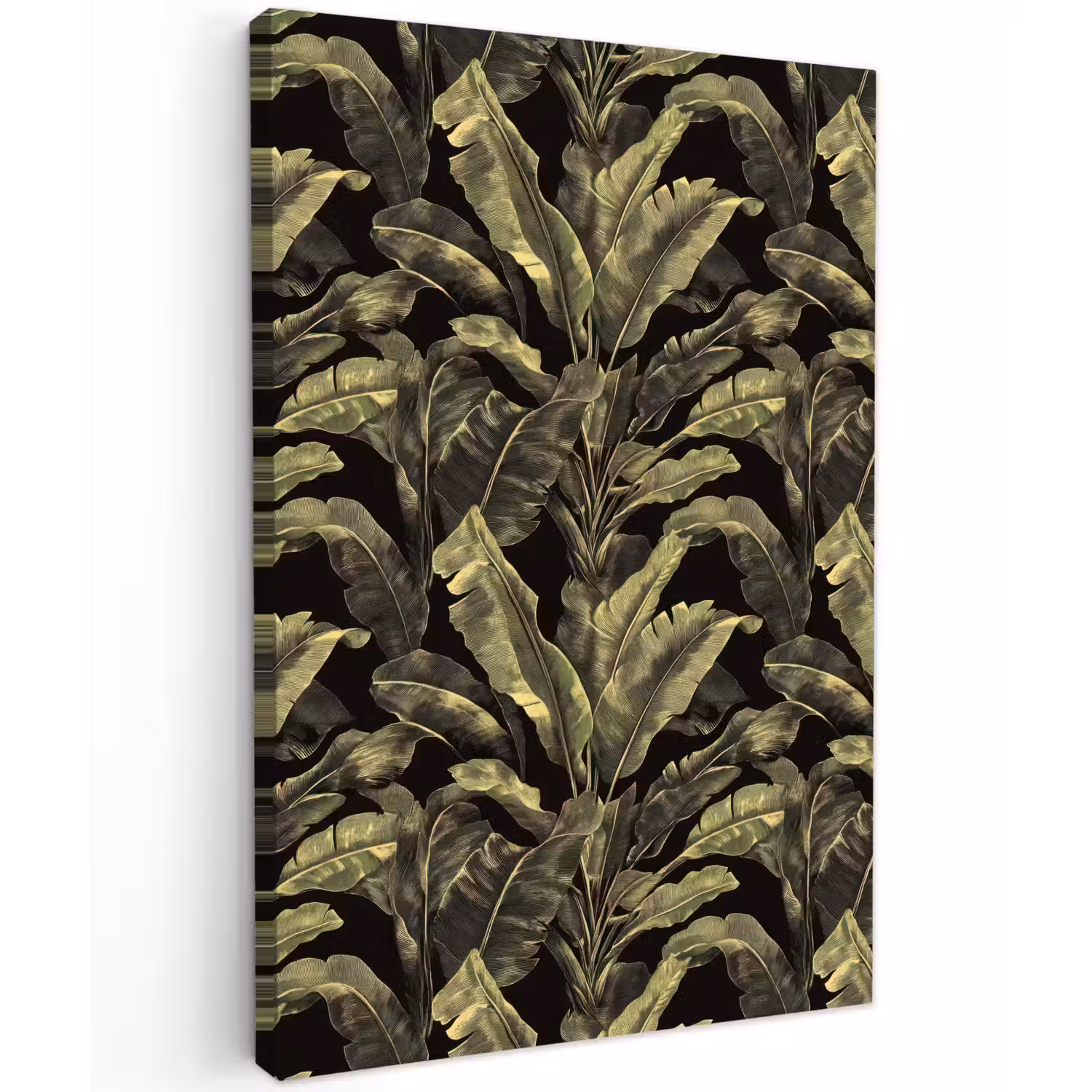 Botanisch - Bladeren - Groen Tuinposter op houten frame 2 cm dik klein 841 -3d