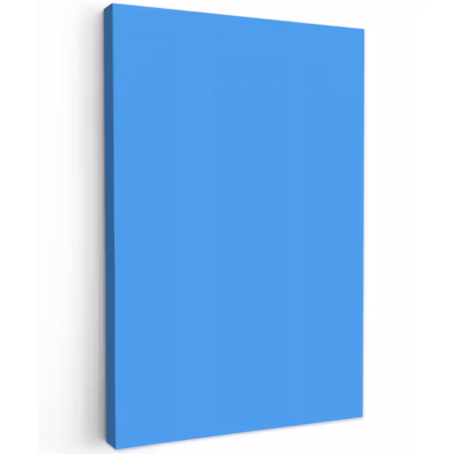 Bright - Azure - Blauw Tuinposter op houten frame 2 cm dik klein 841 -3d
