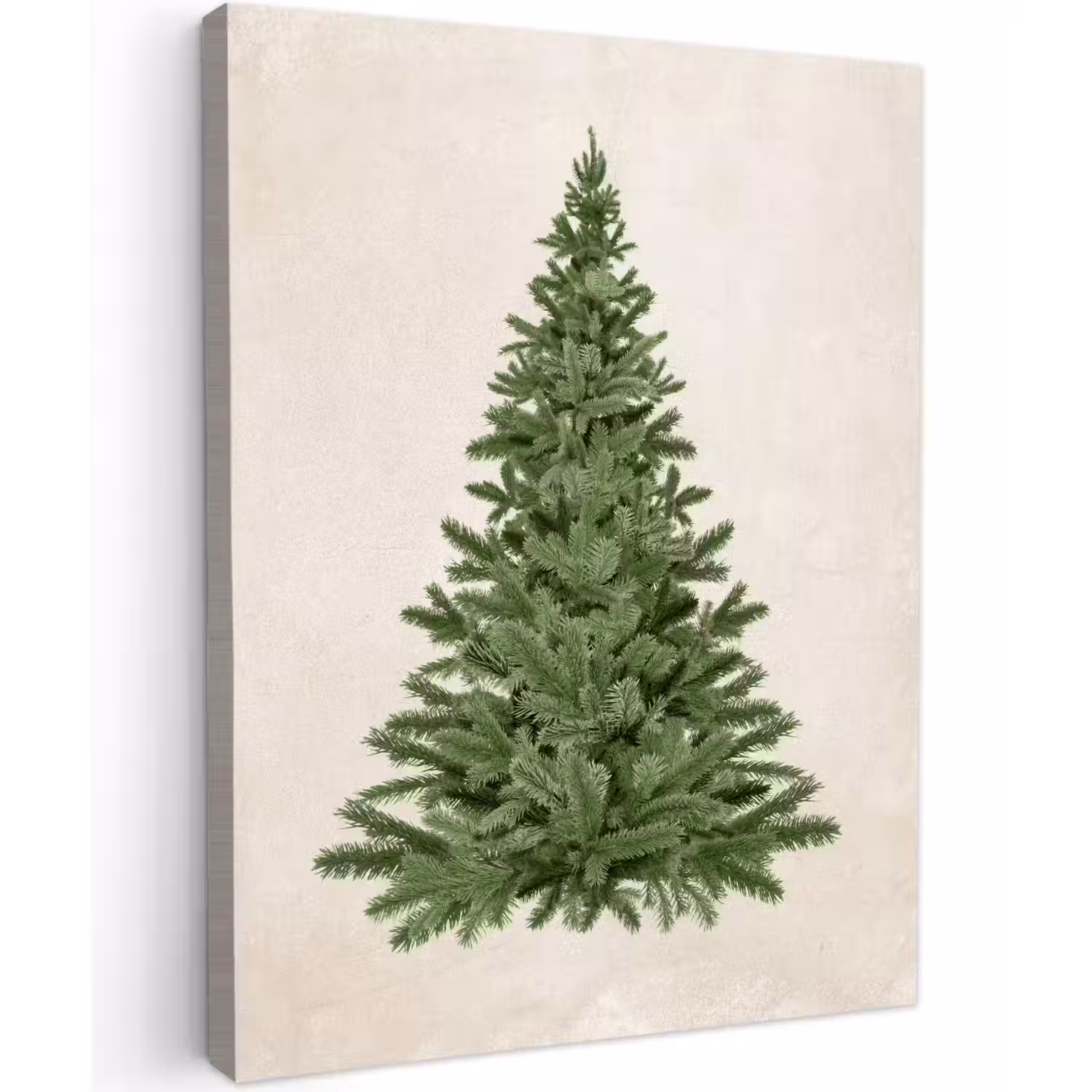 Kerstboom - Groen - Kerstmis - Feestdagen Tuinposter op houten frame 2 cm dik klein -3d