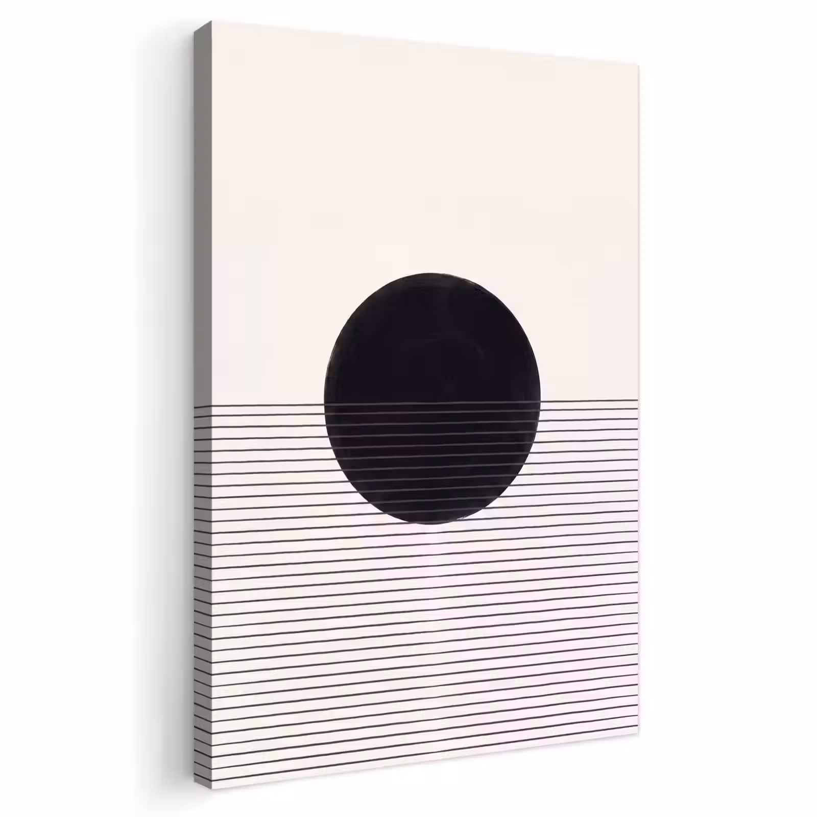 Outdoor Canvas Print - Circle - Lines - Abstract - Cirkel - Lijnen - Abstract Tuinposter op houten frame 2 cm dik klein