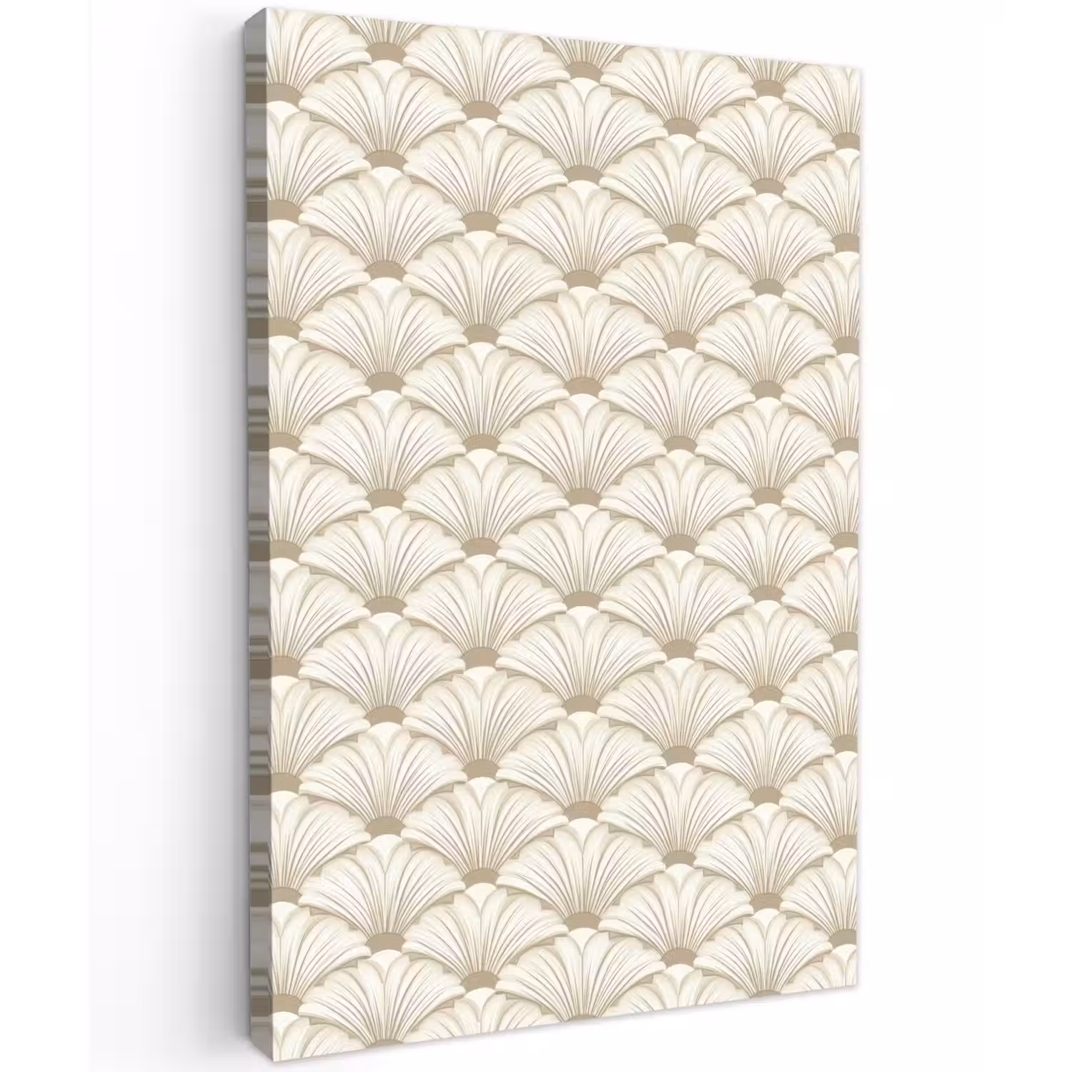 Klassiek - Art - Beige Tuinposter op houten frame 2 cm dik klein 841 -3d