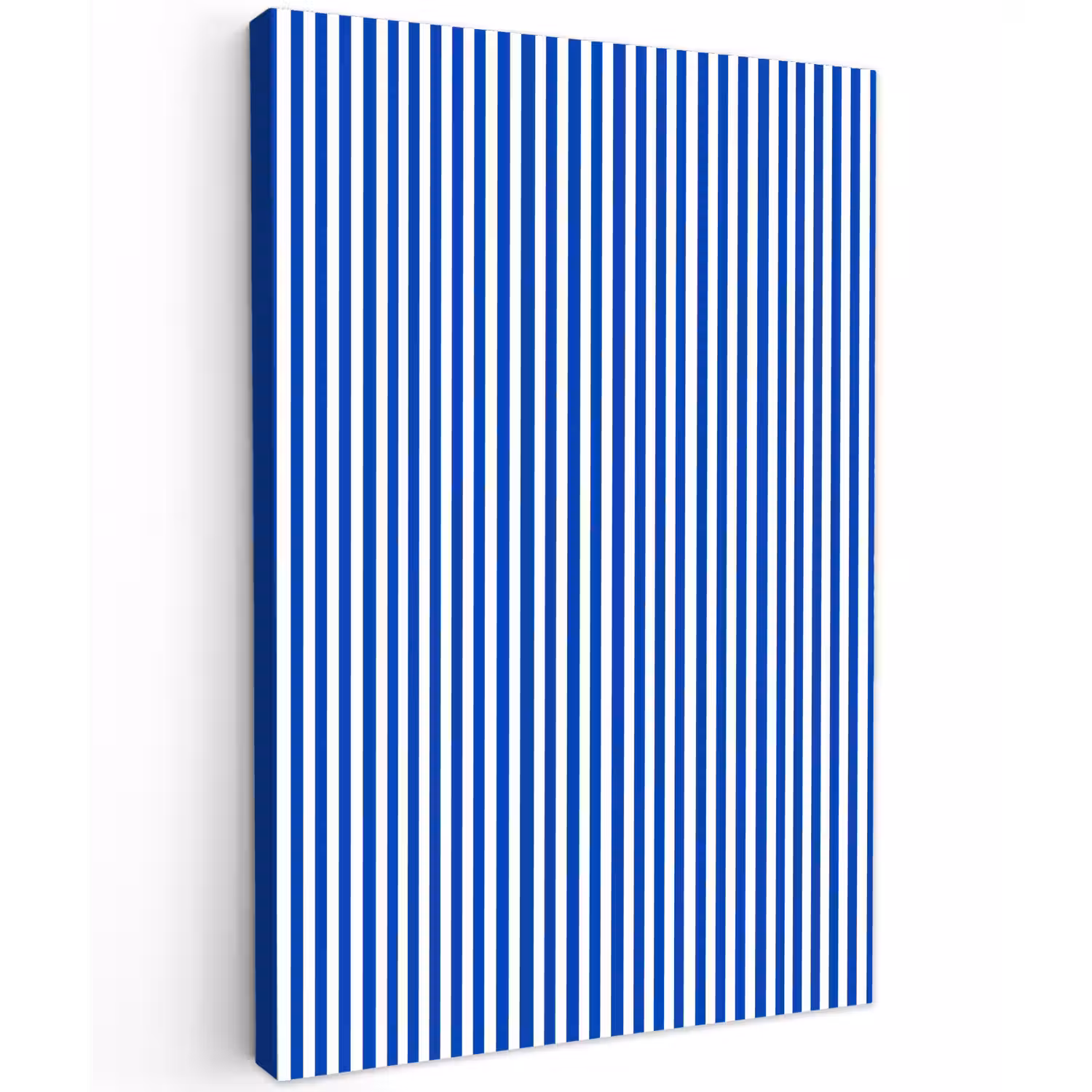 Klassiek - Strepen - Blauw Tuinposter op houten frame 2 cm dik klein 841 -3d