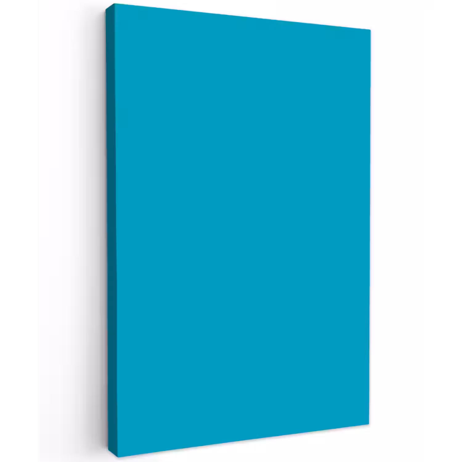 Deep - Turquoise - Turkoois Tuinposter op houten frame 2 cm dik klein 841 -3d