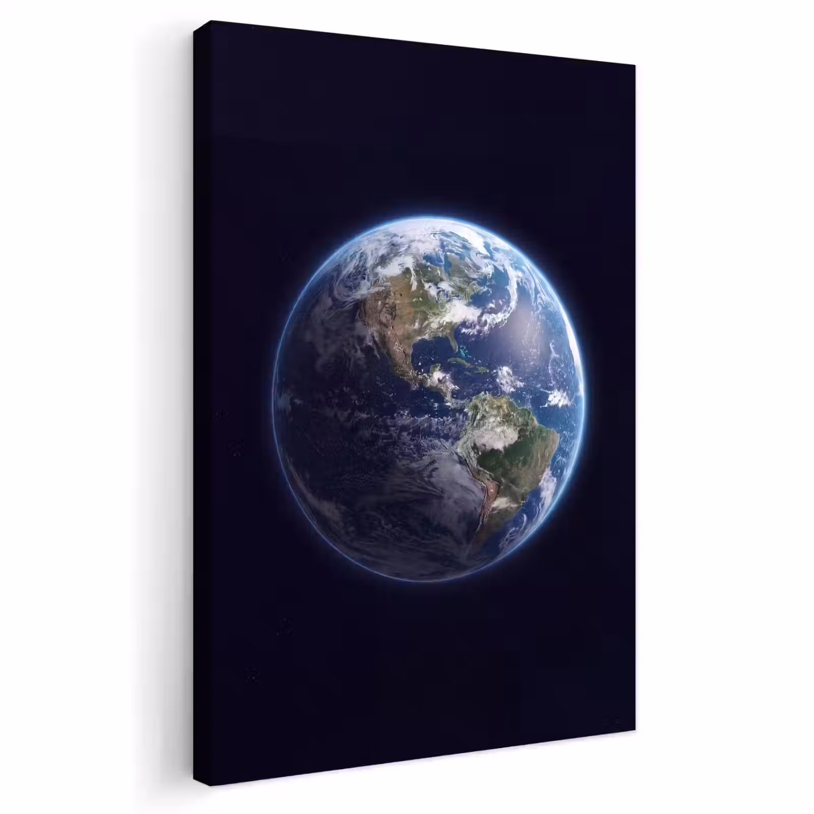 Outdoor Canvas Print - Earth - Space - Cosmos - Aarde - Ruimte - Kosmos Tuinposter op houten frame 2 cm dik klein