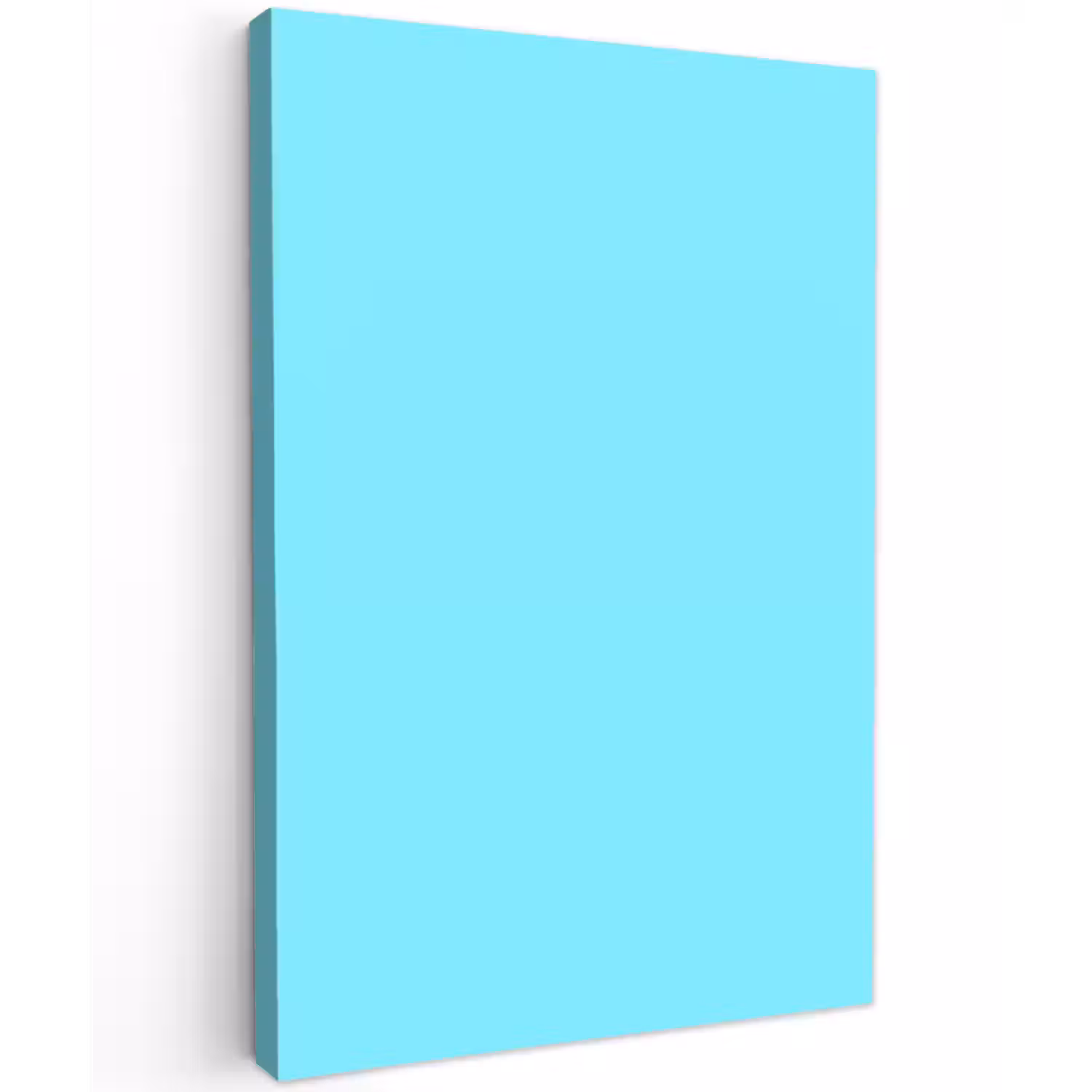 Electric - Cyan - Blauw Tuinposter op houten frame 2 cm dik klein 841 -3d