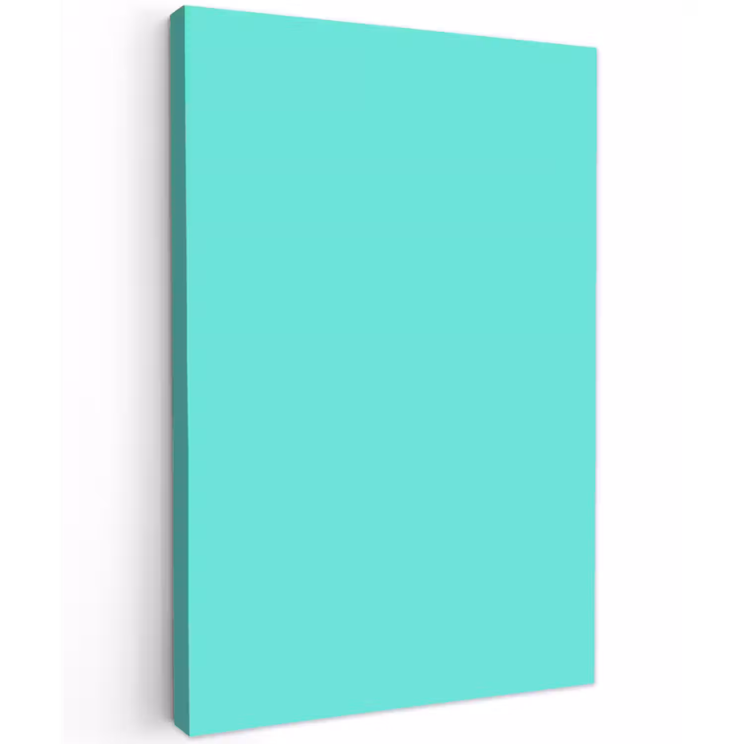 Electric - Cyan - Turkoois Tuinposter op houten frame 2 cm dik klein 841 -3d
